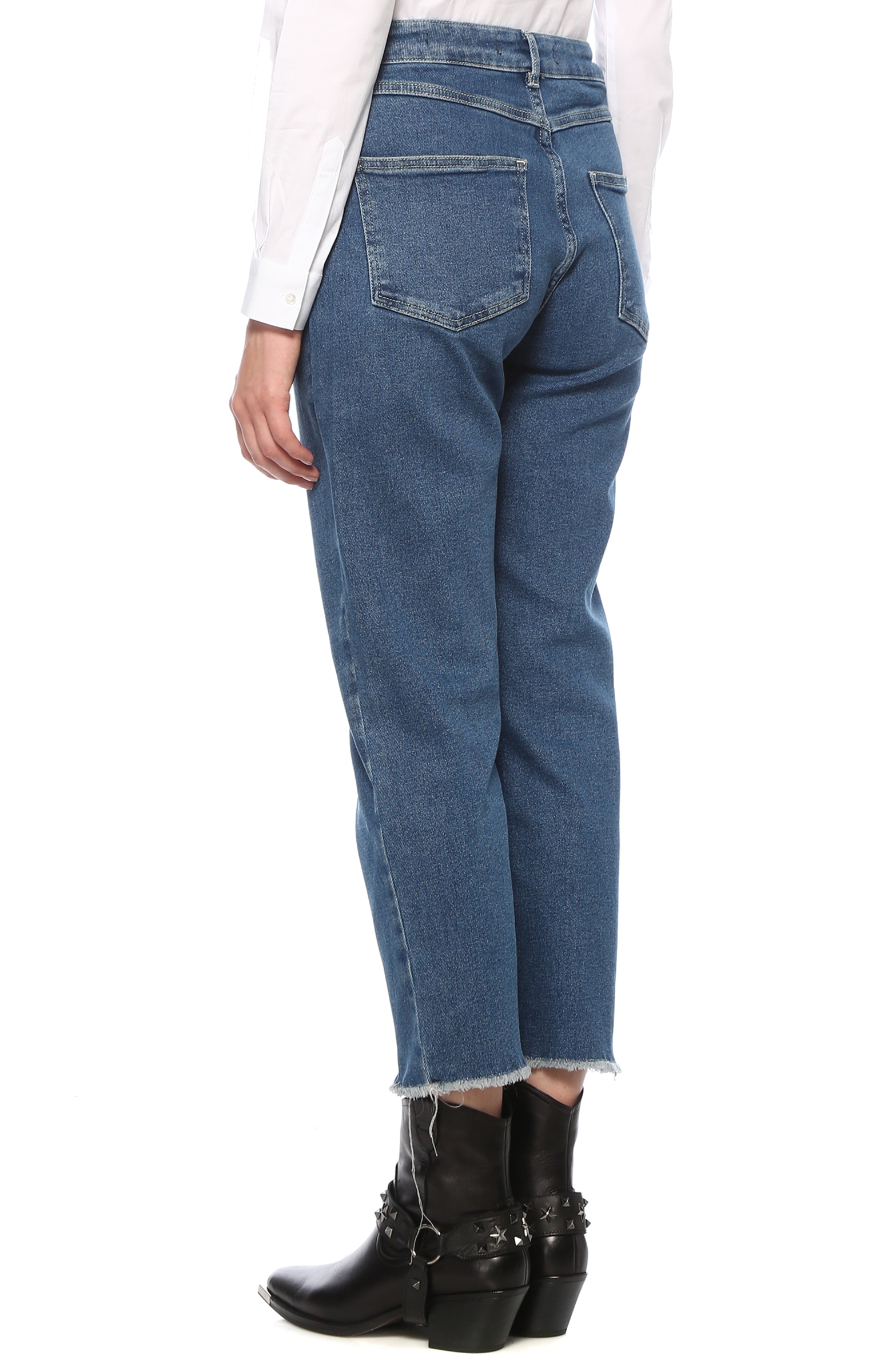 Mavi Normal Bel Mom Jean Pantolon 