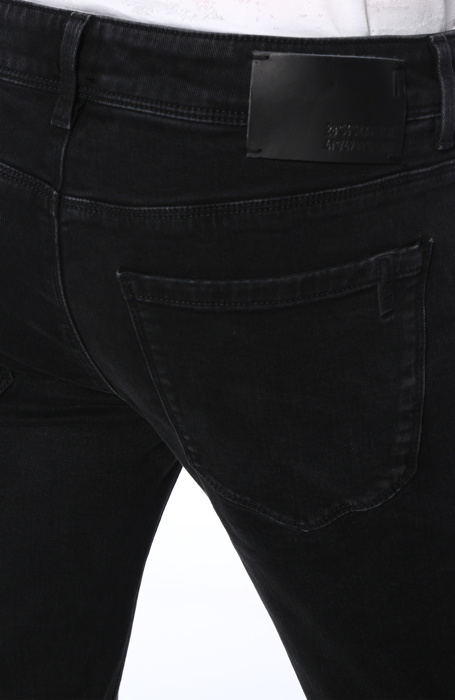 Slim Fit Siyah Cropped Jean Pantolon