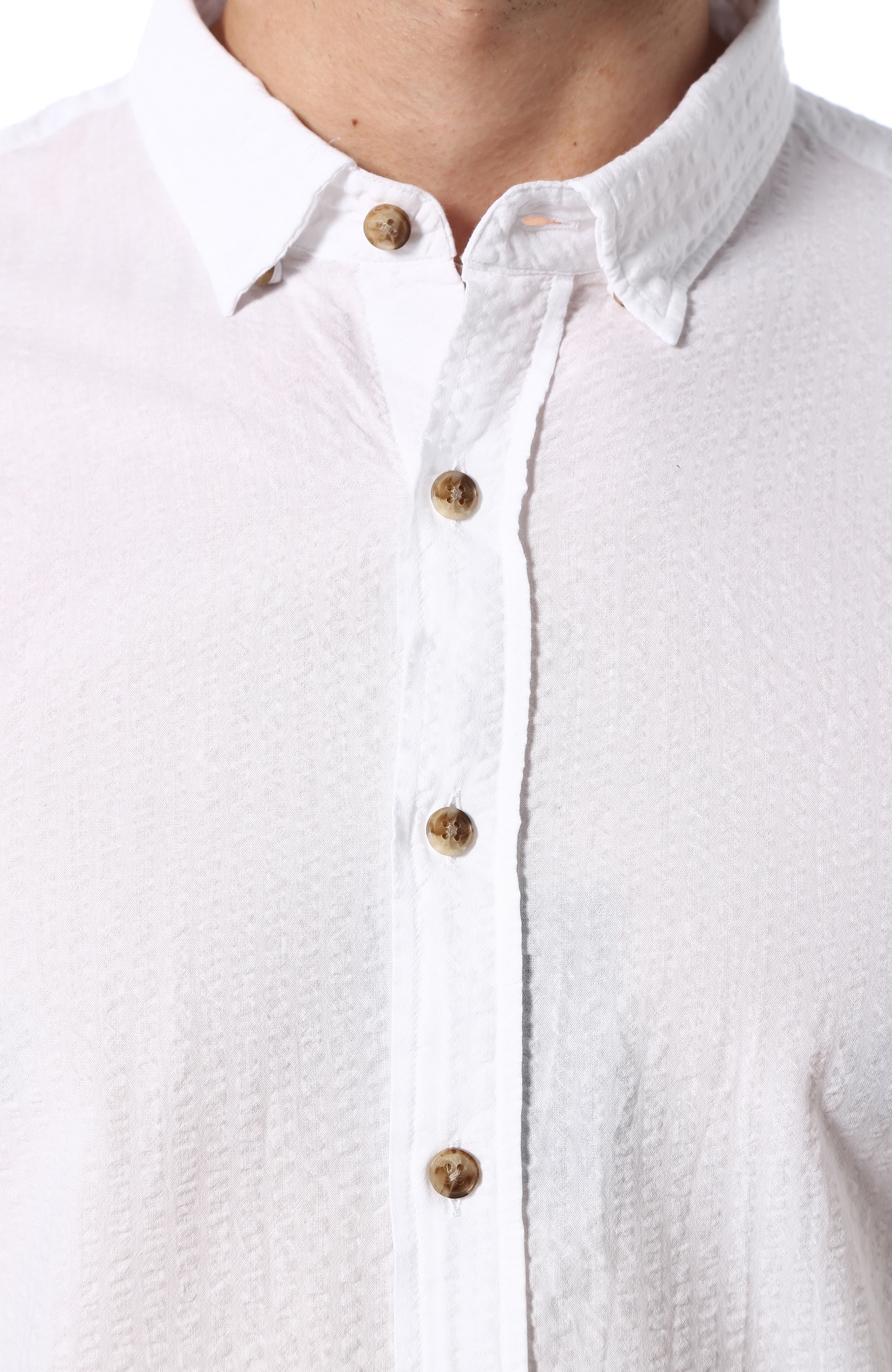 Beyaz Çizgili Gömlek