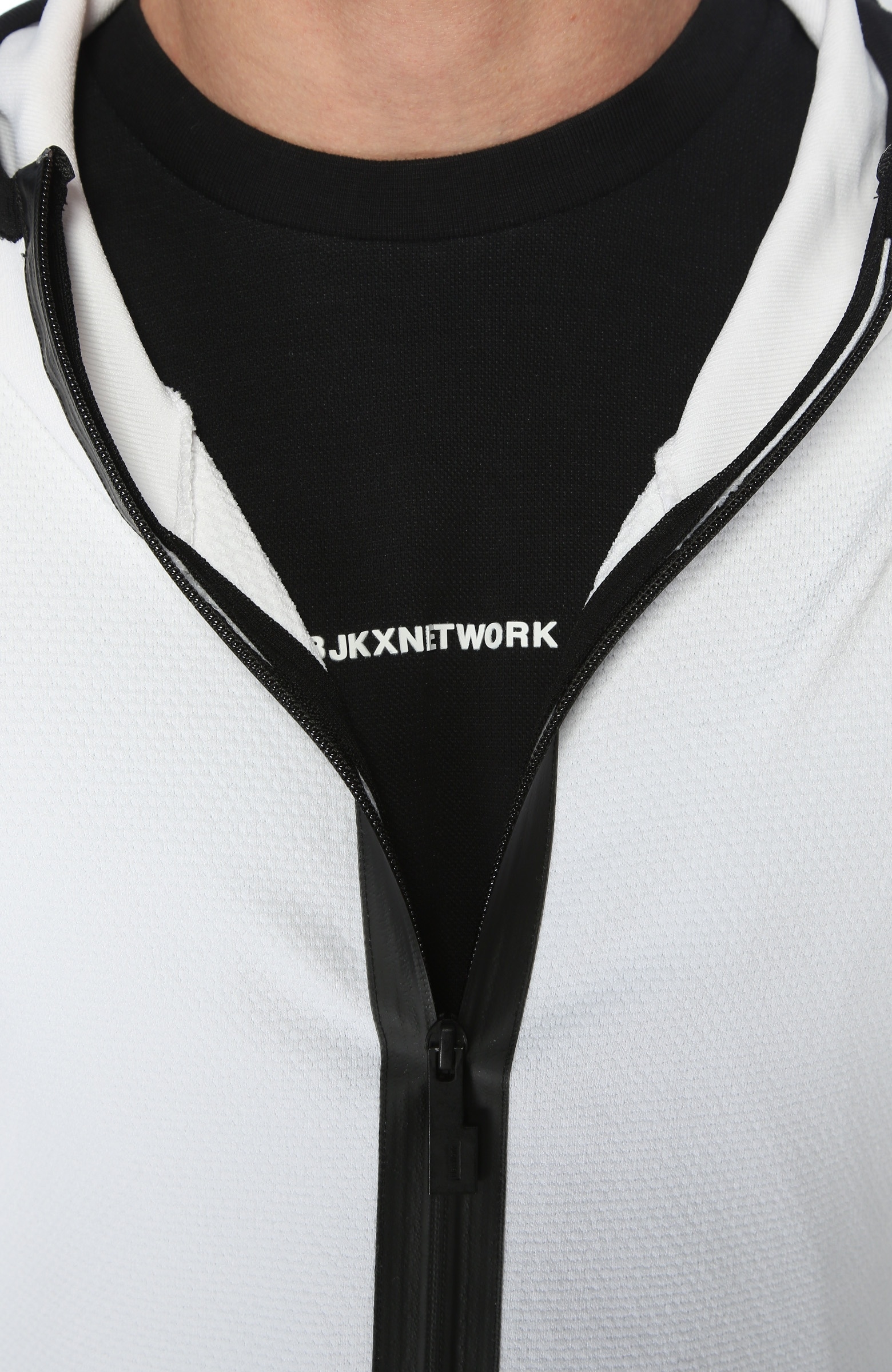 BJK x NetWork Beyaz Kapüşonlu Sweatshirt