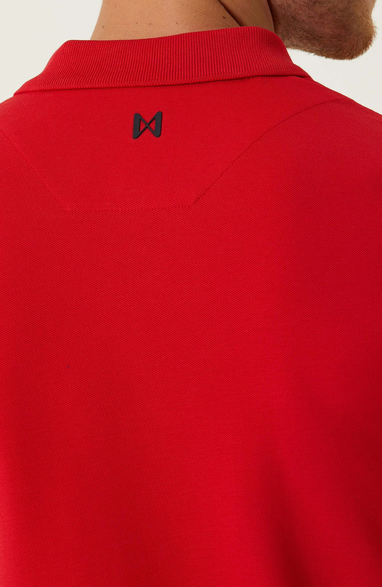 Comfort Fit Kırmızı Polo Yaka T-shirt