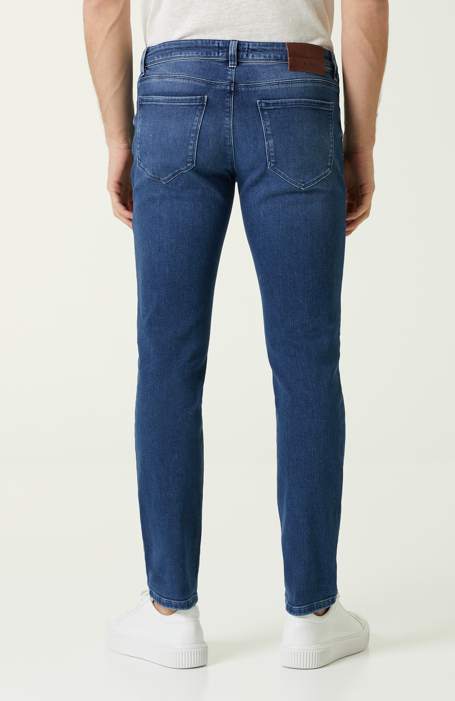 Skinny Fit Lacivert Normal Bel Jean Pantolon