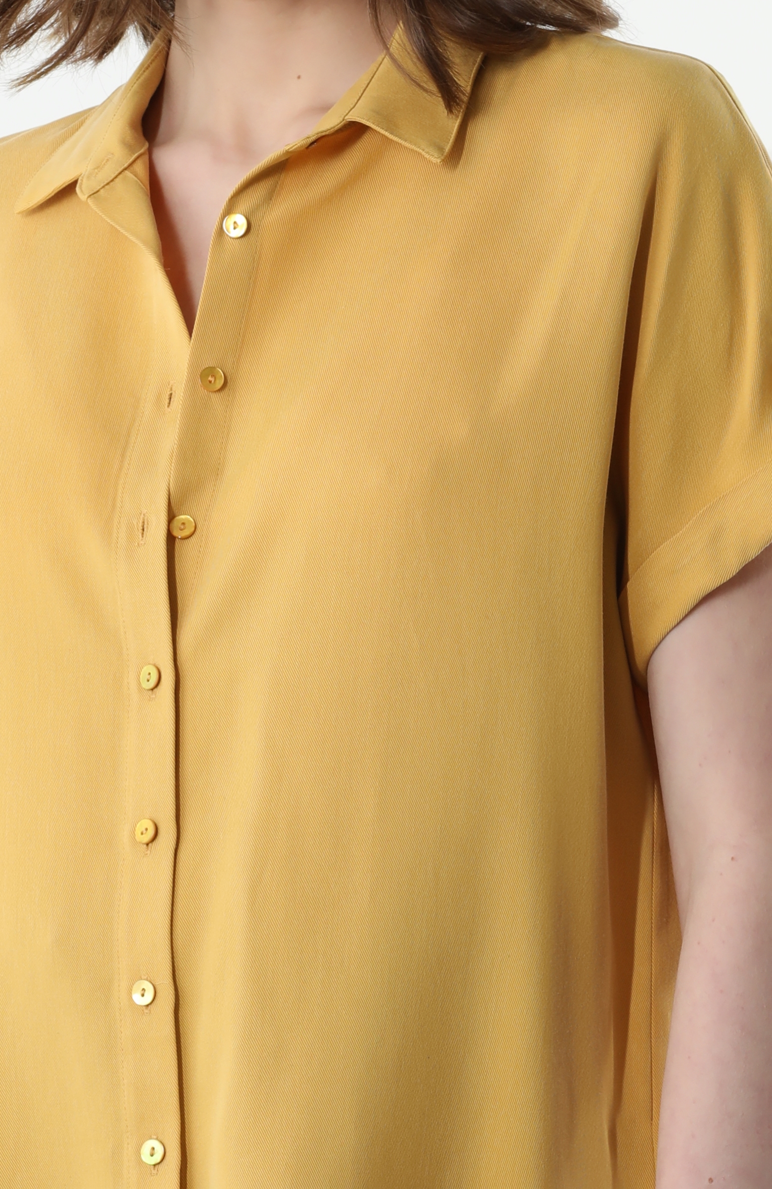 Sarı Kısa Kol Gömlek