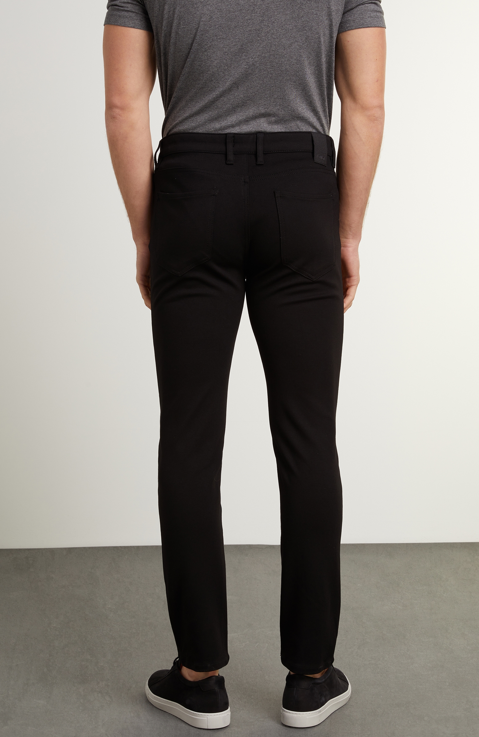 Slim Fit Siyah Casual Pantolon