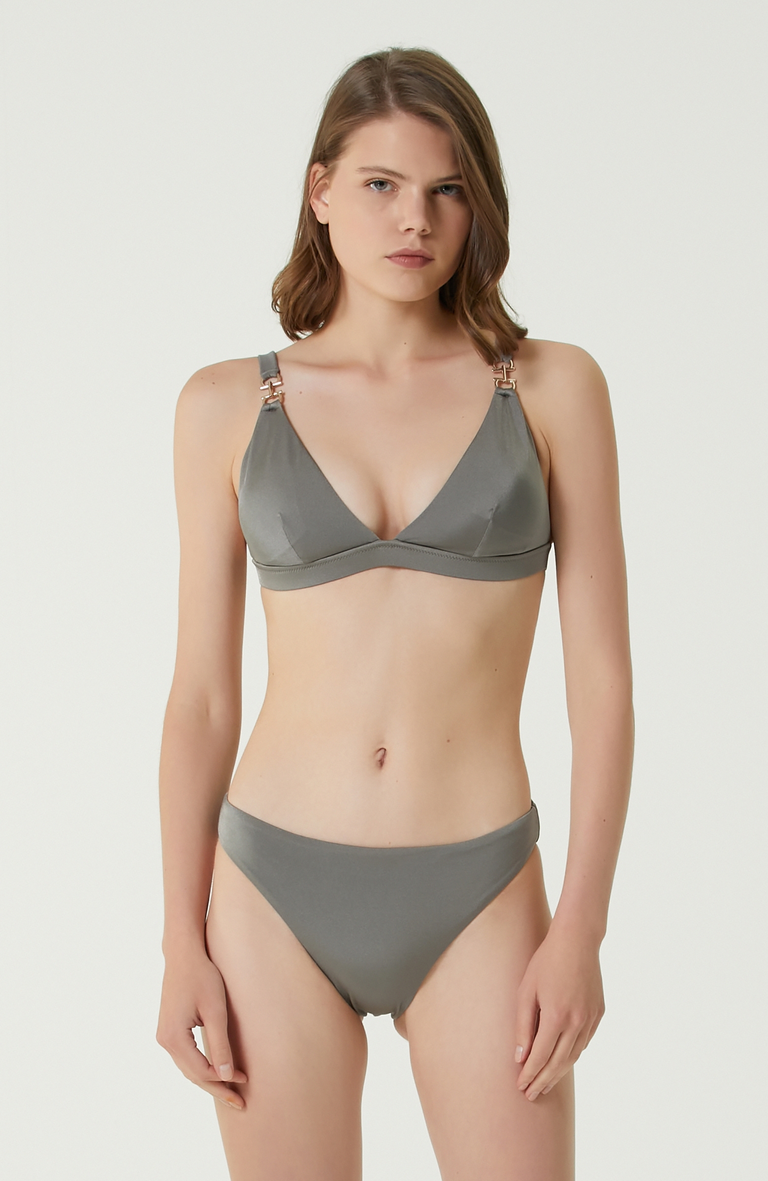 Anais & Margaux Camille Gri Üçgen Bikini Takımı