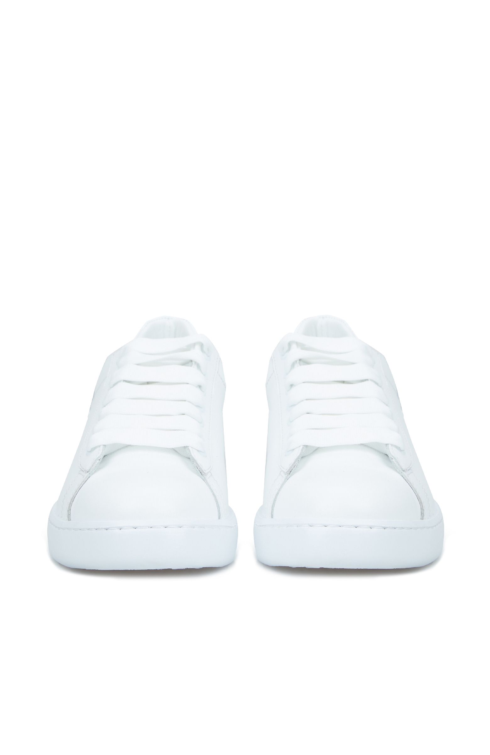 Beyaz Kadın Deri Sneaker
