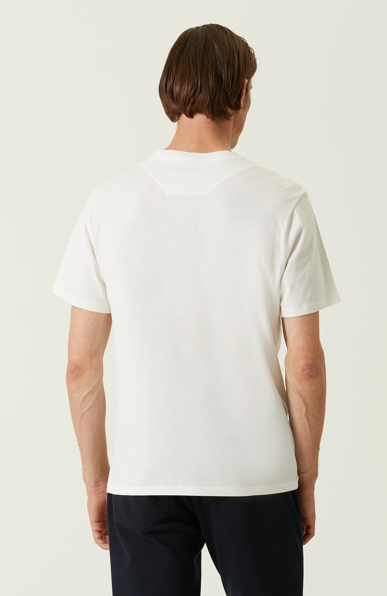 Slim Fit Ekru T-shirt
