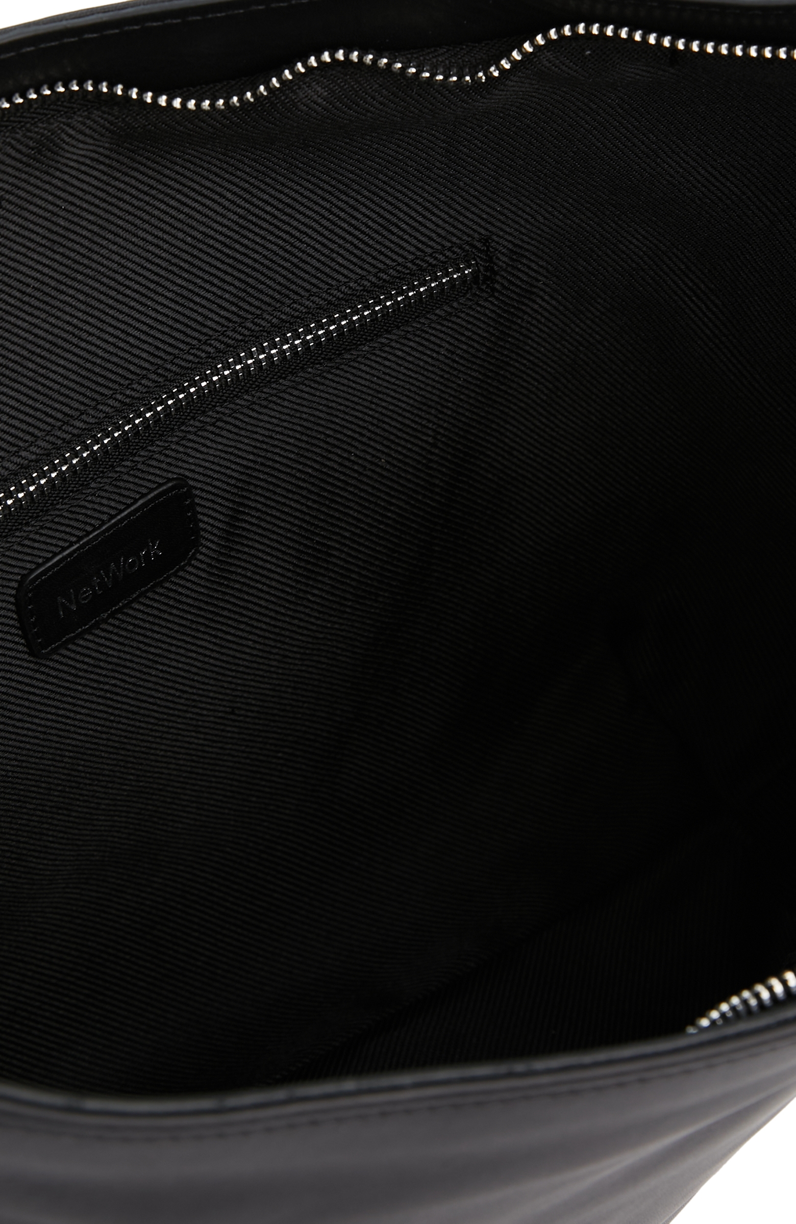 Siyah Logo Detaylı Kadın Deri Çanta