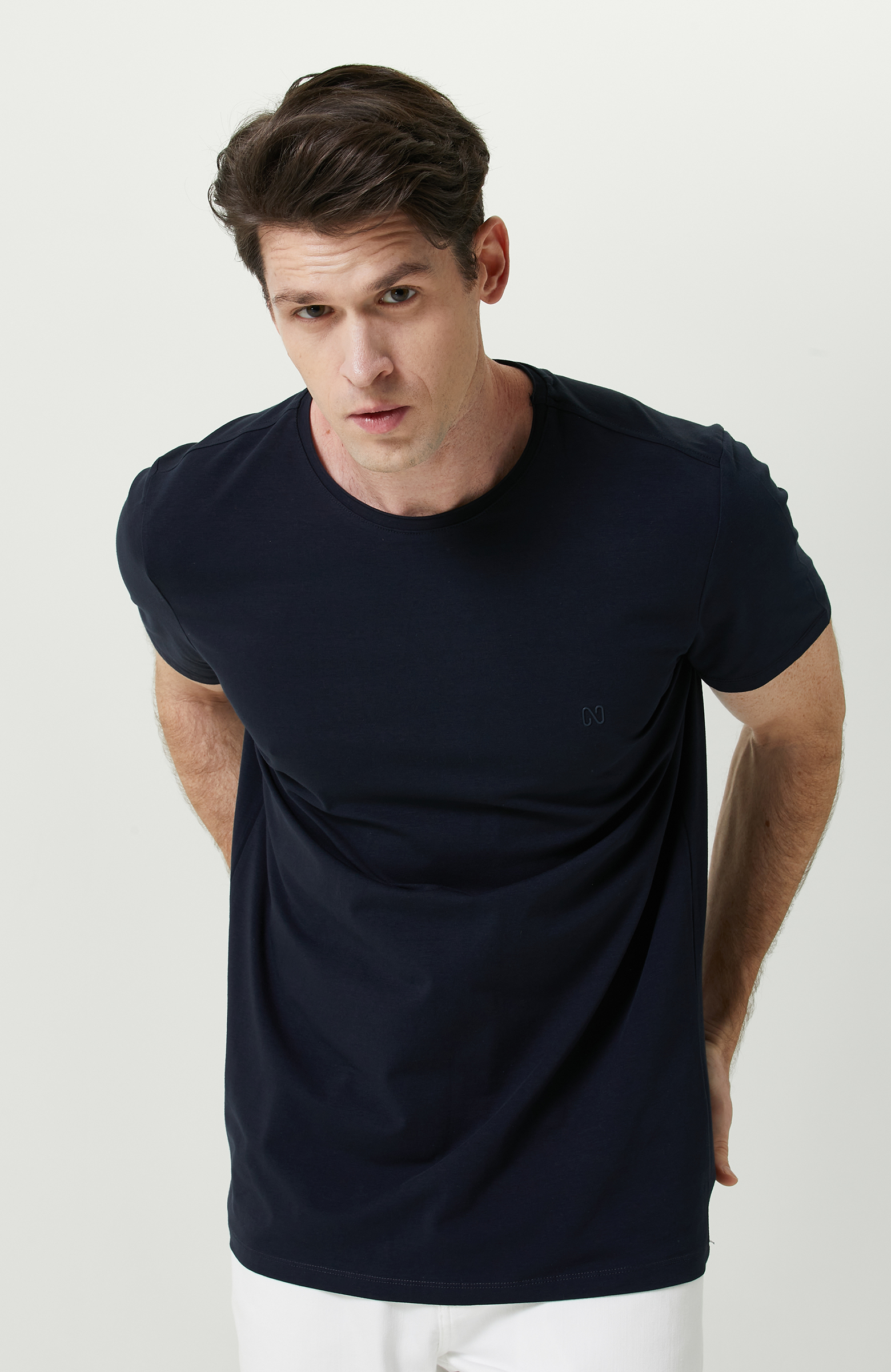 Lacivert  Basic T-shirt