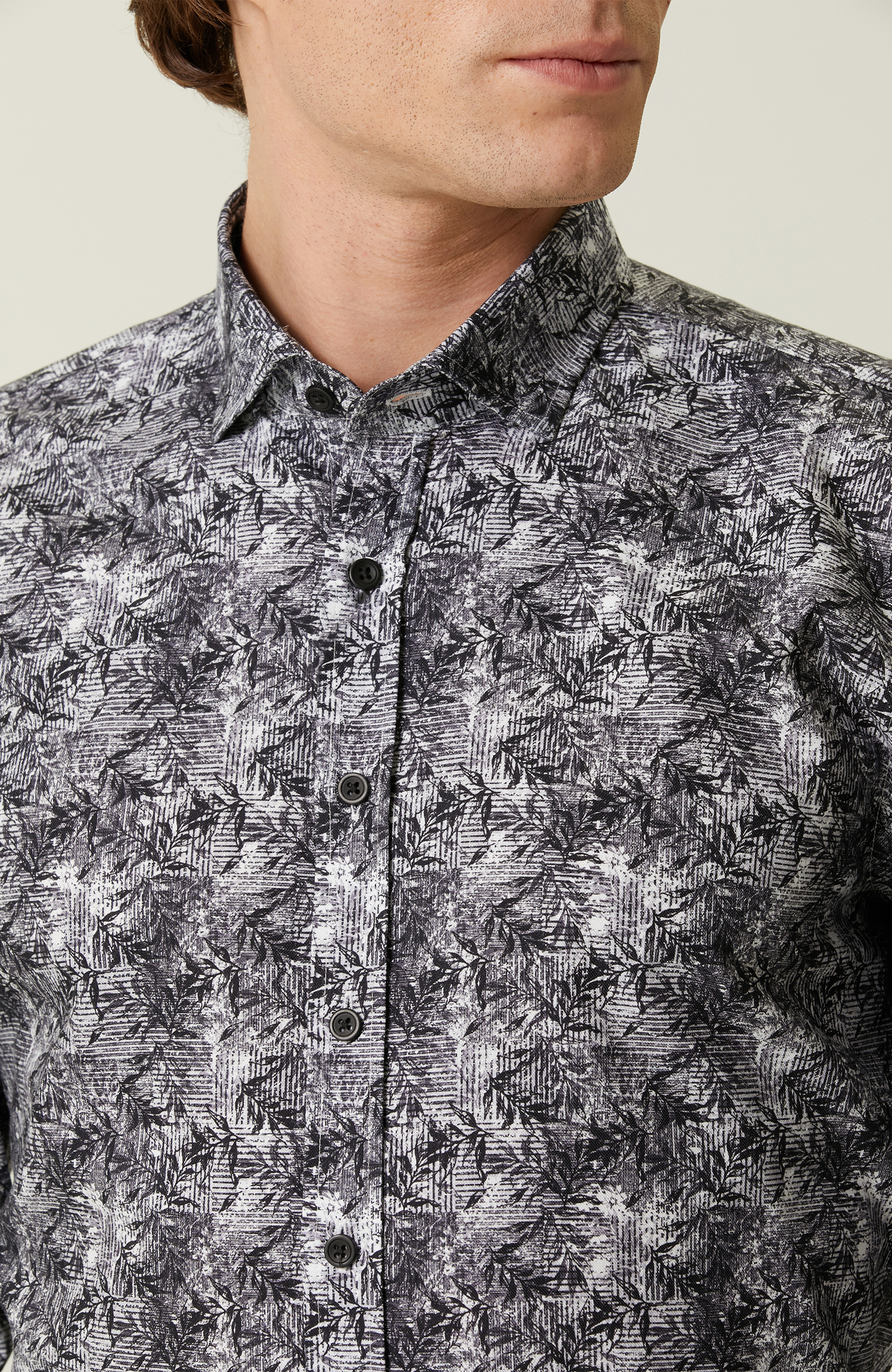 Slim Fit Antrasit Gömlek