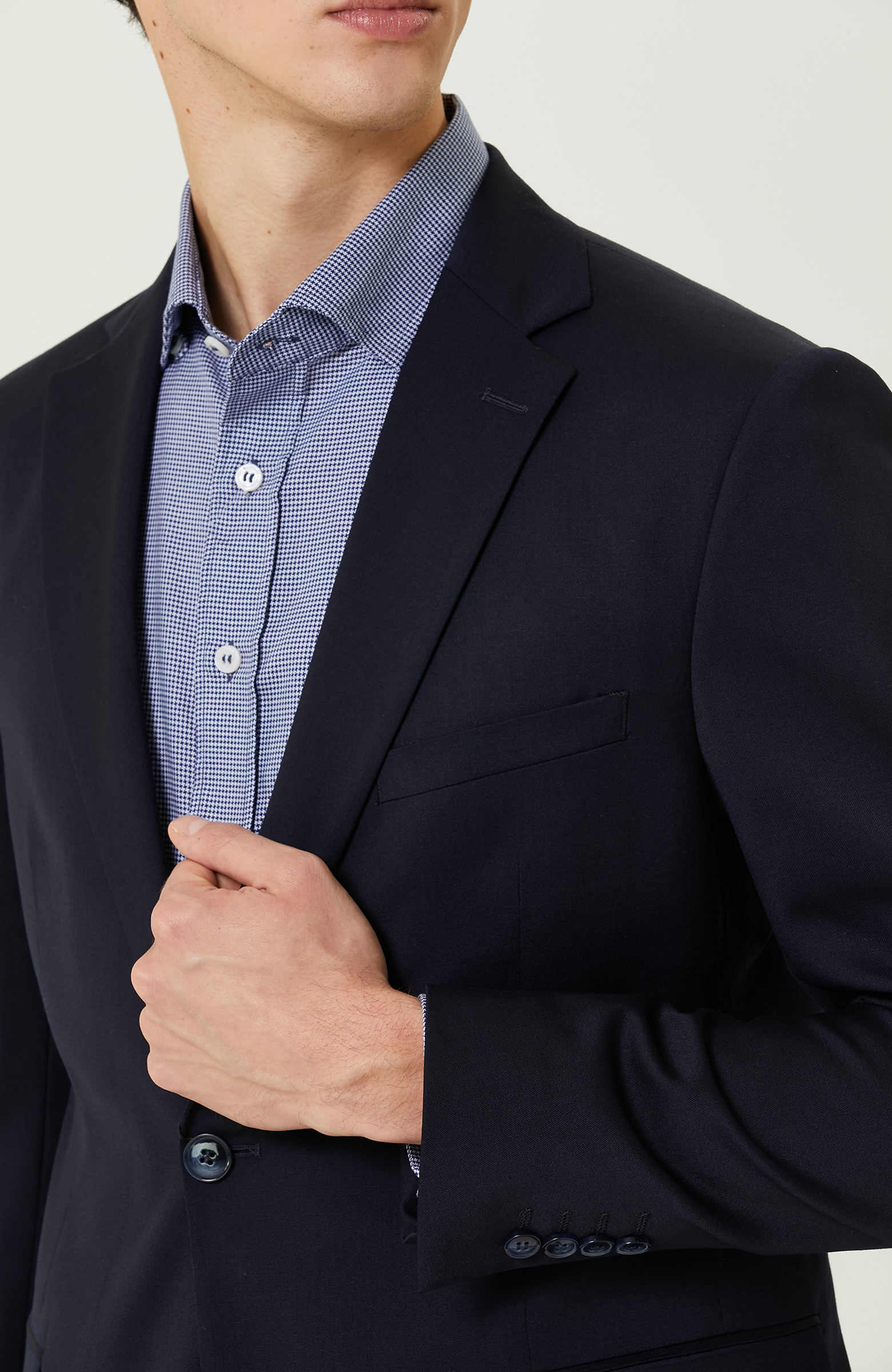 Loro Piana Kumaşıyla Üretilmiş Limited  Lacivert Yün Takım Elbise