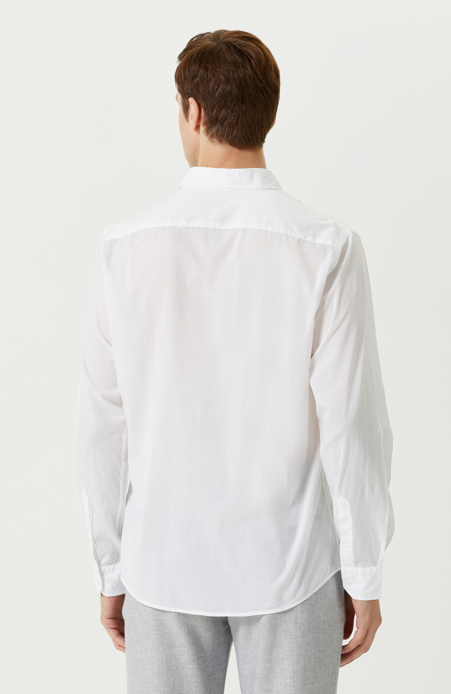 Comfort Fit Beyaz Gömlek - 4