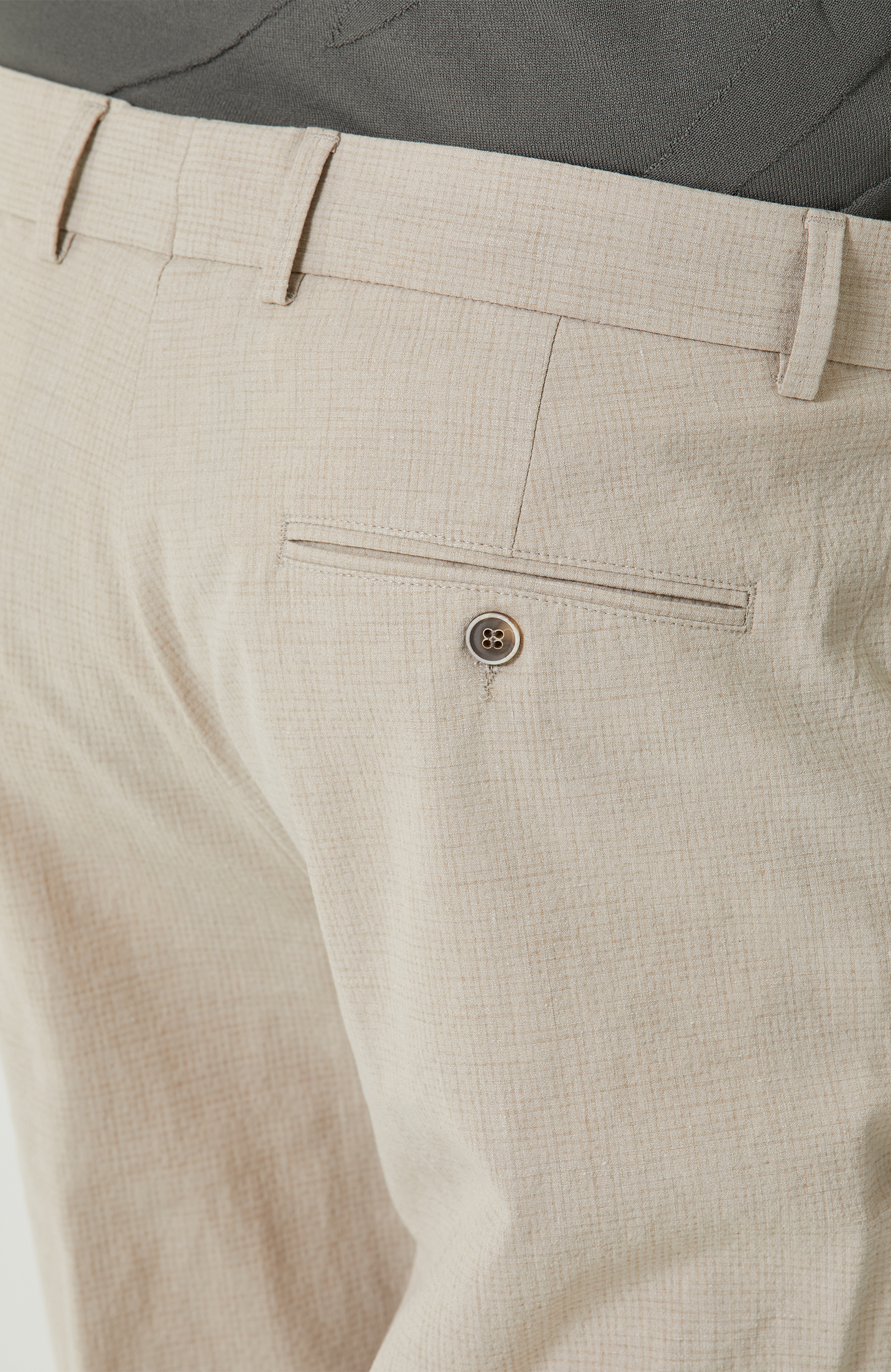 Bej Düz Paça Jogger Pantolon