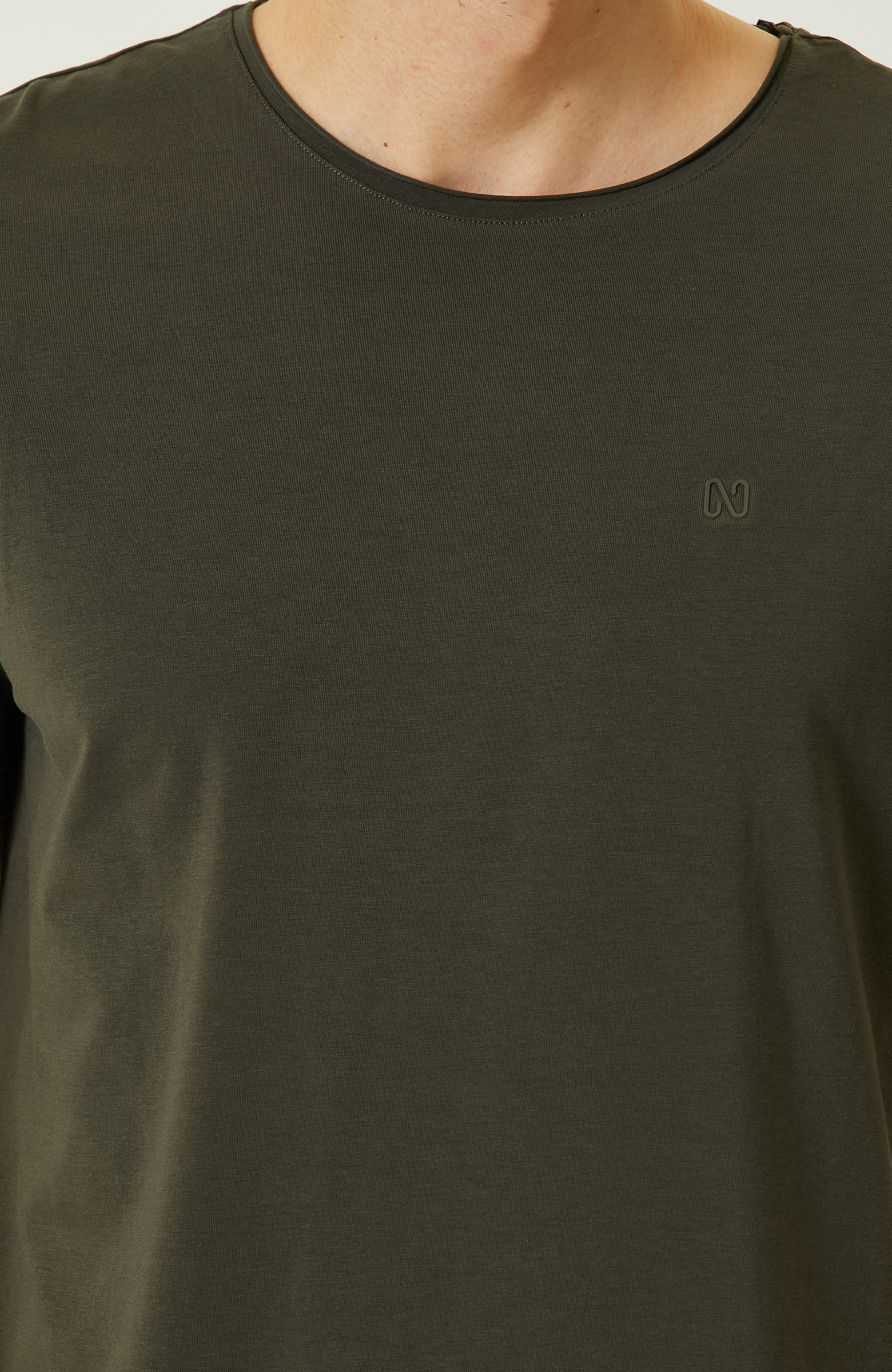 Haki Kısa Kollu T-shirt