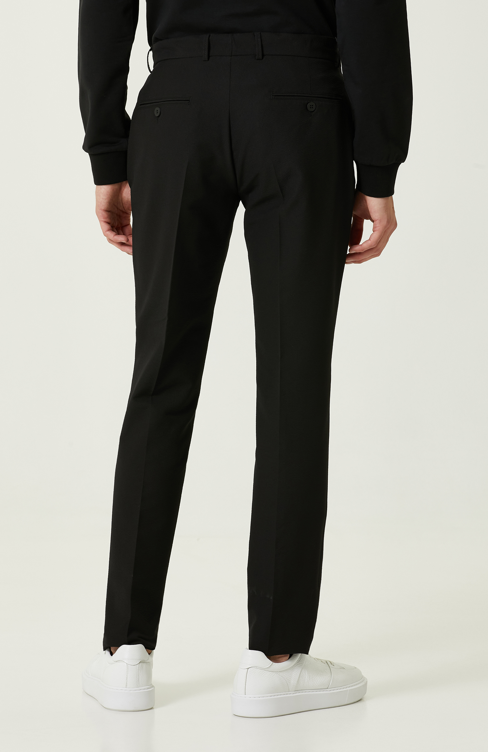 N-Tech Siyah Bağcıklı Pantolon