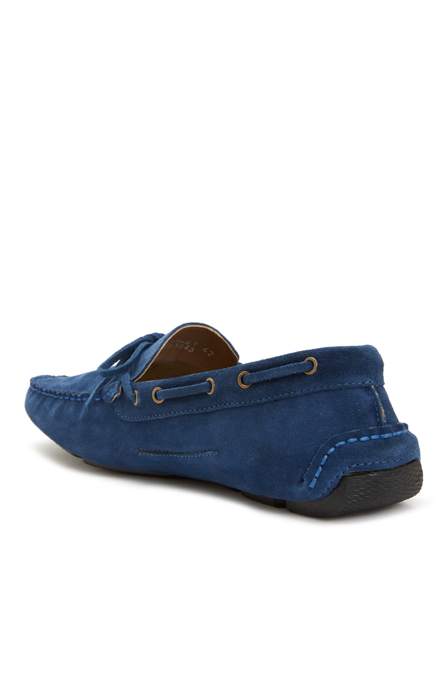 Lacivert Erkek Süet Deri Loafer