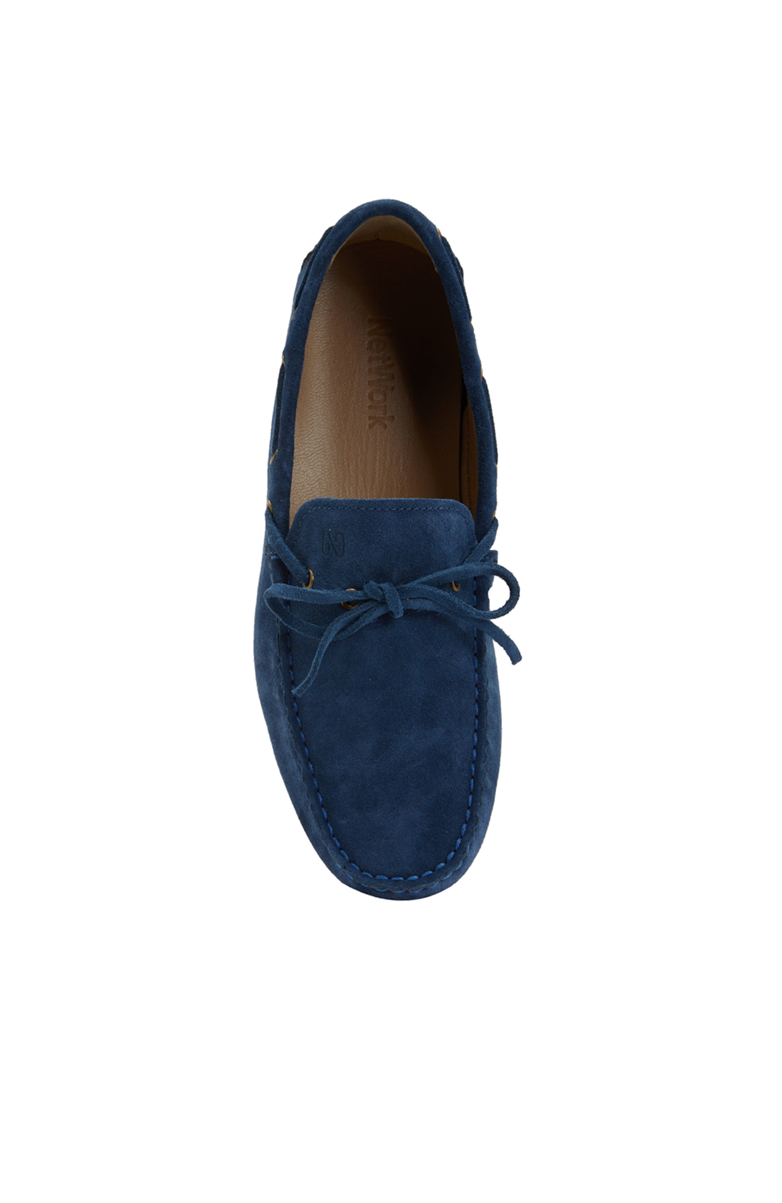 Lacivert Erkek Süet Deri Loafer