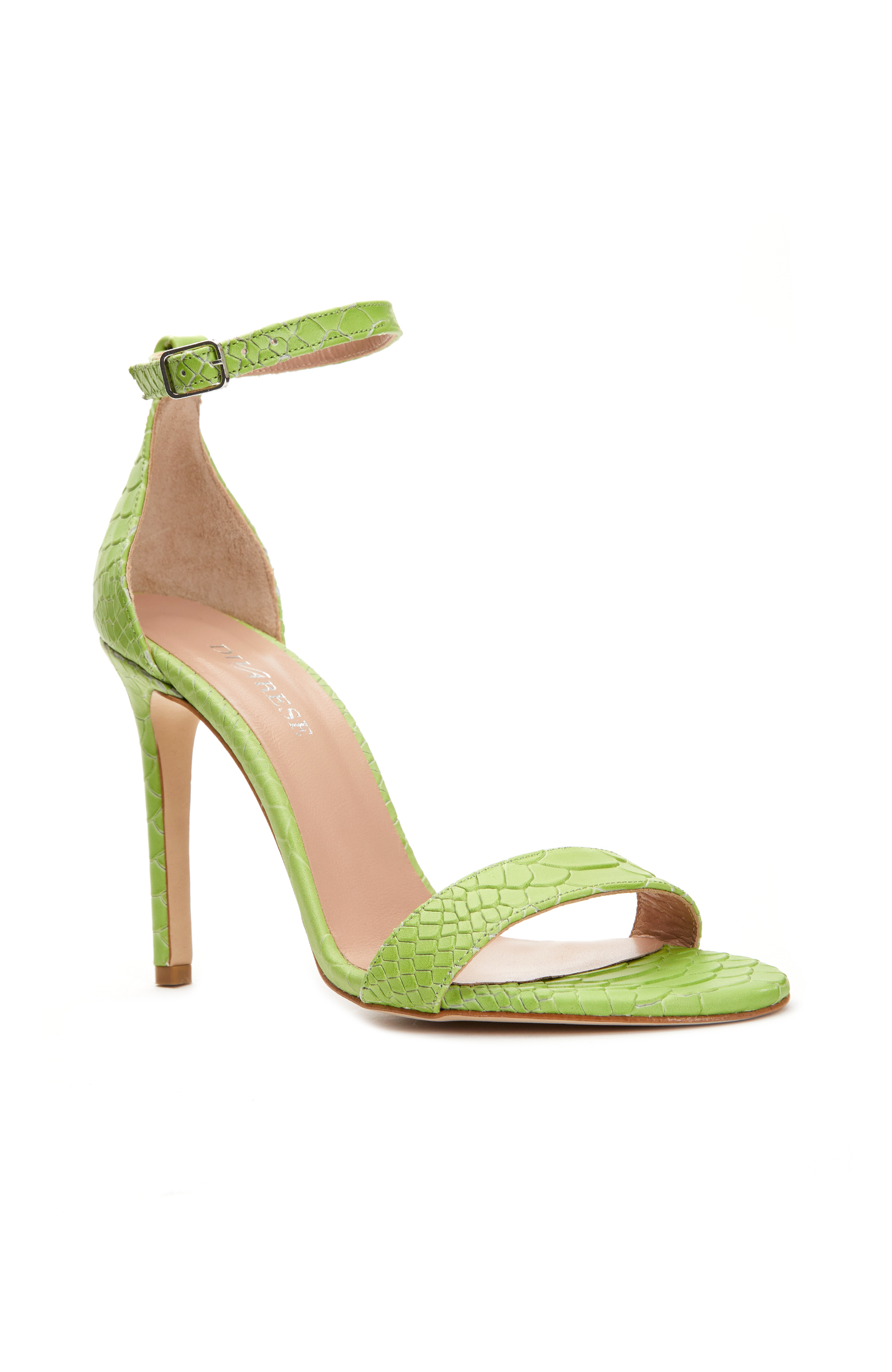 Yeşil Kadın Deri Sandalet -2