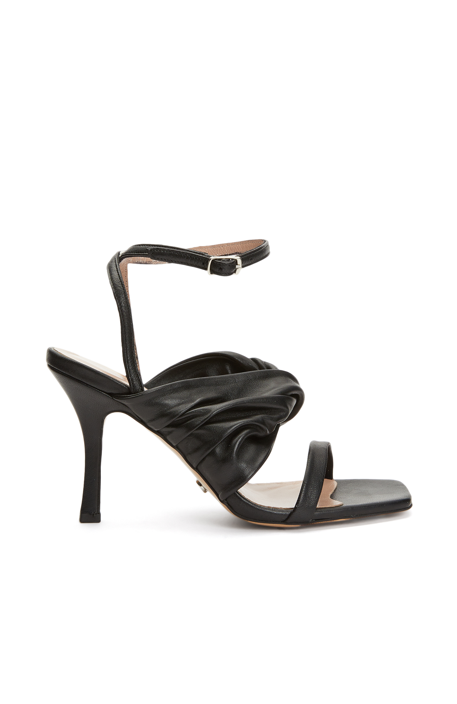 Siyah Kadın Deri Sandalet -1