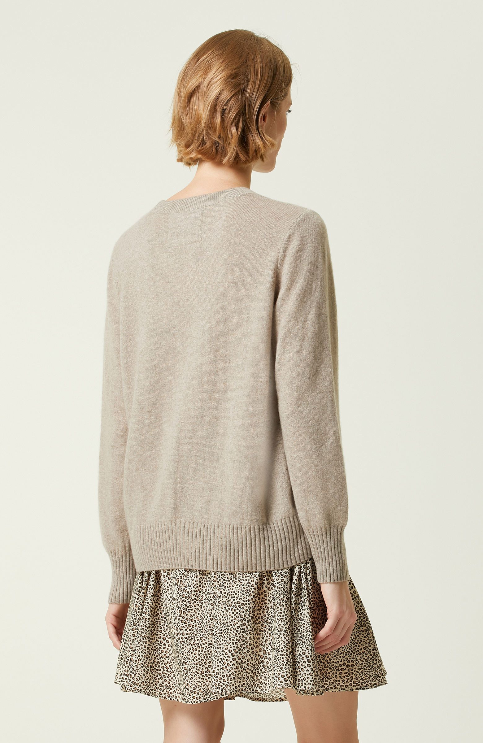 Limited Bej Melanj Kaşmir Kazak