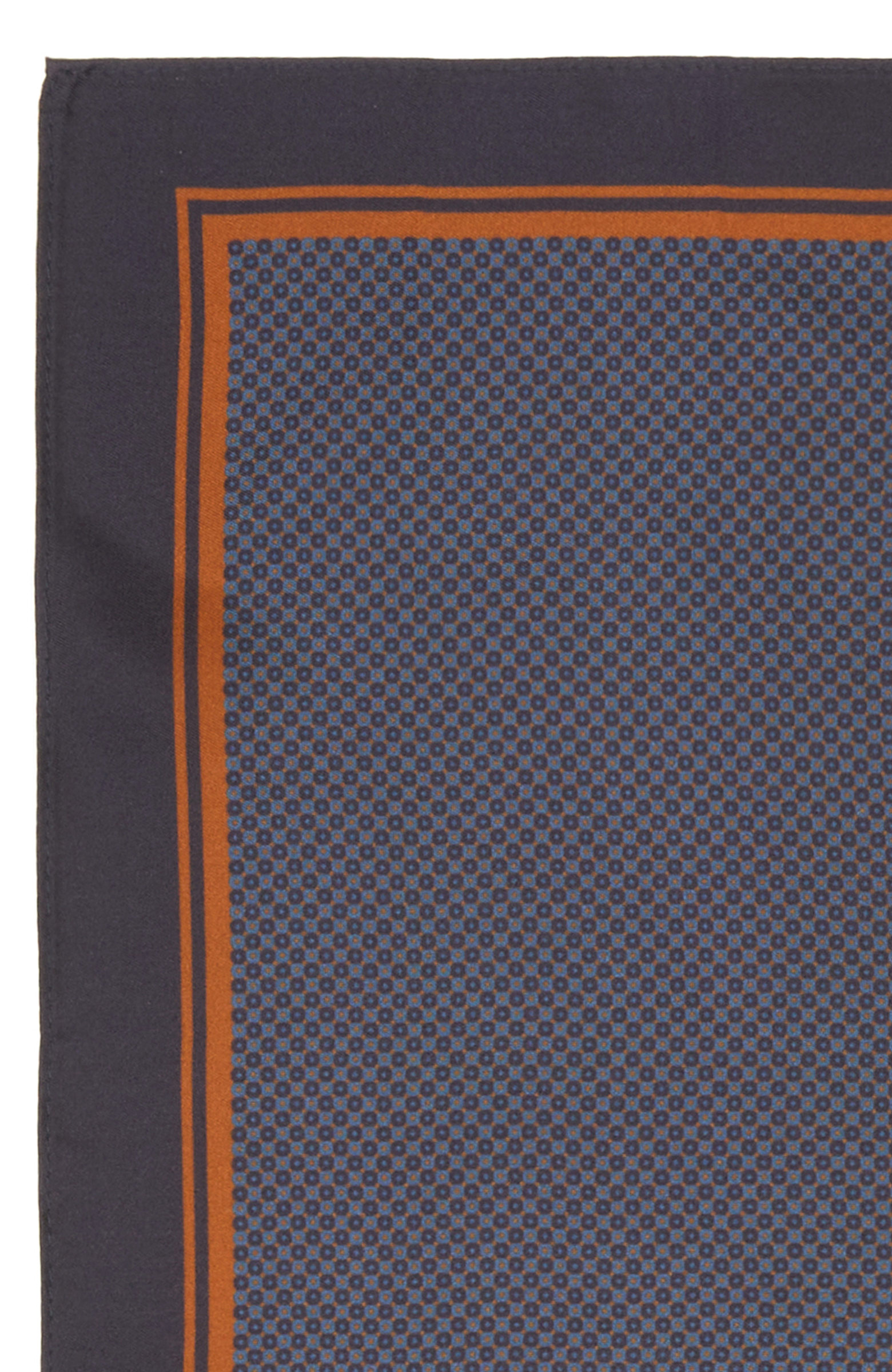 Lacivert İpek Poşet Mendil