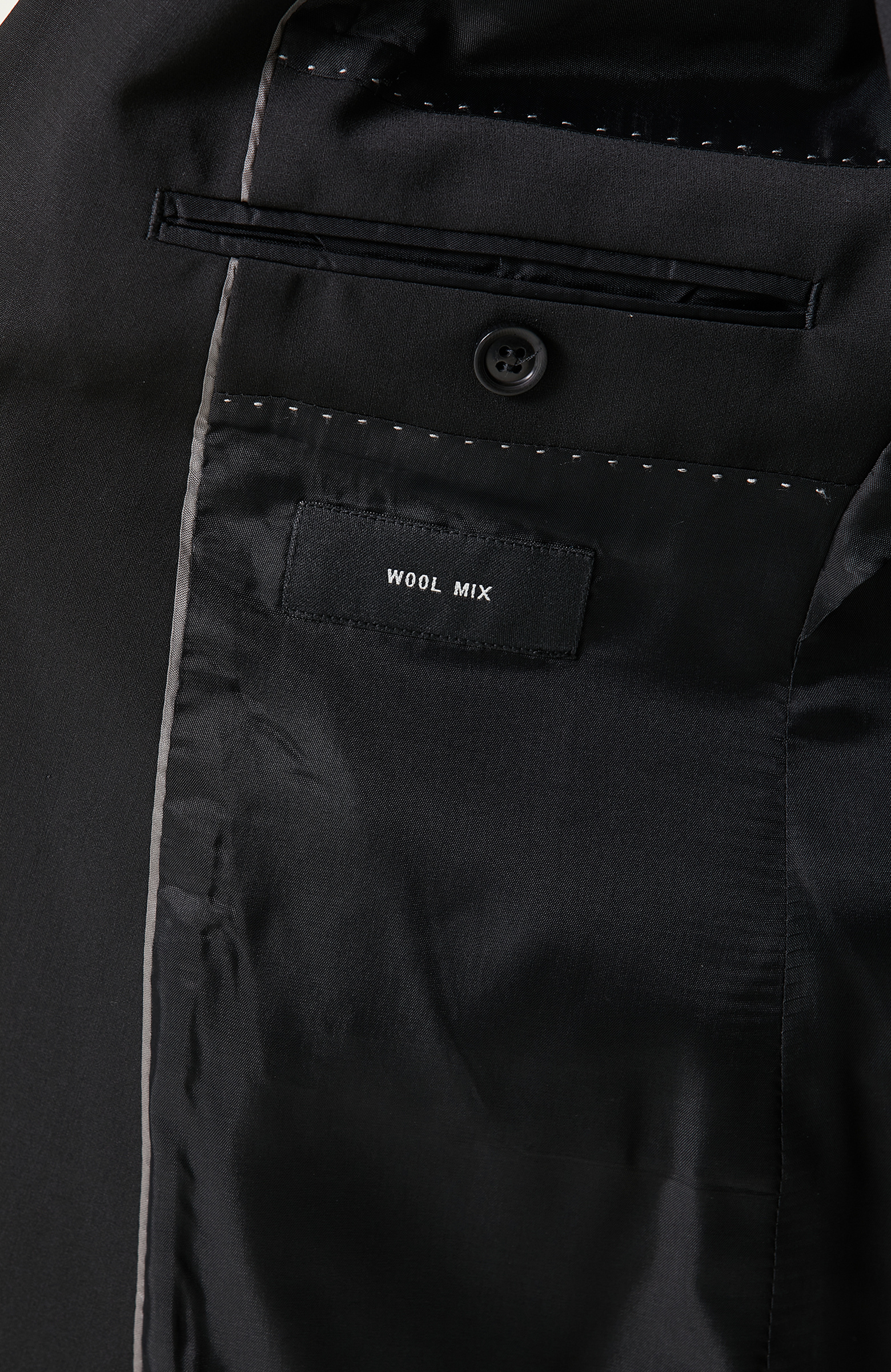 Siyah Yün Yelekli Takım Elbise