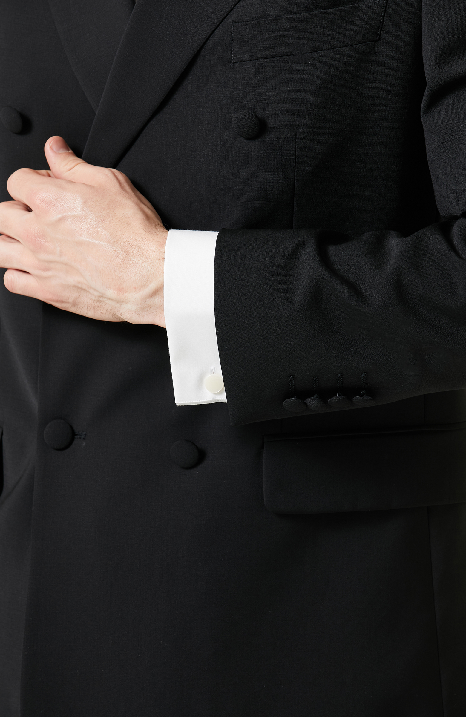 Siyah Yün Smokin Takım Elbise