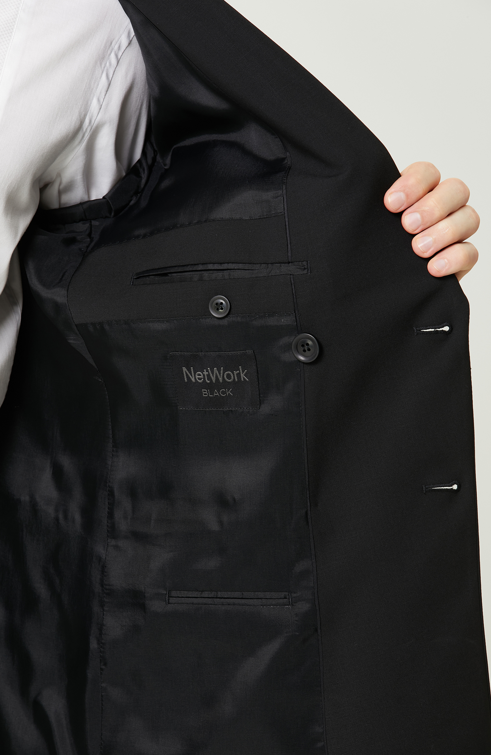 Siyah Yün Smokin Takım Elbise