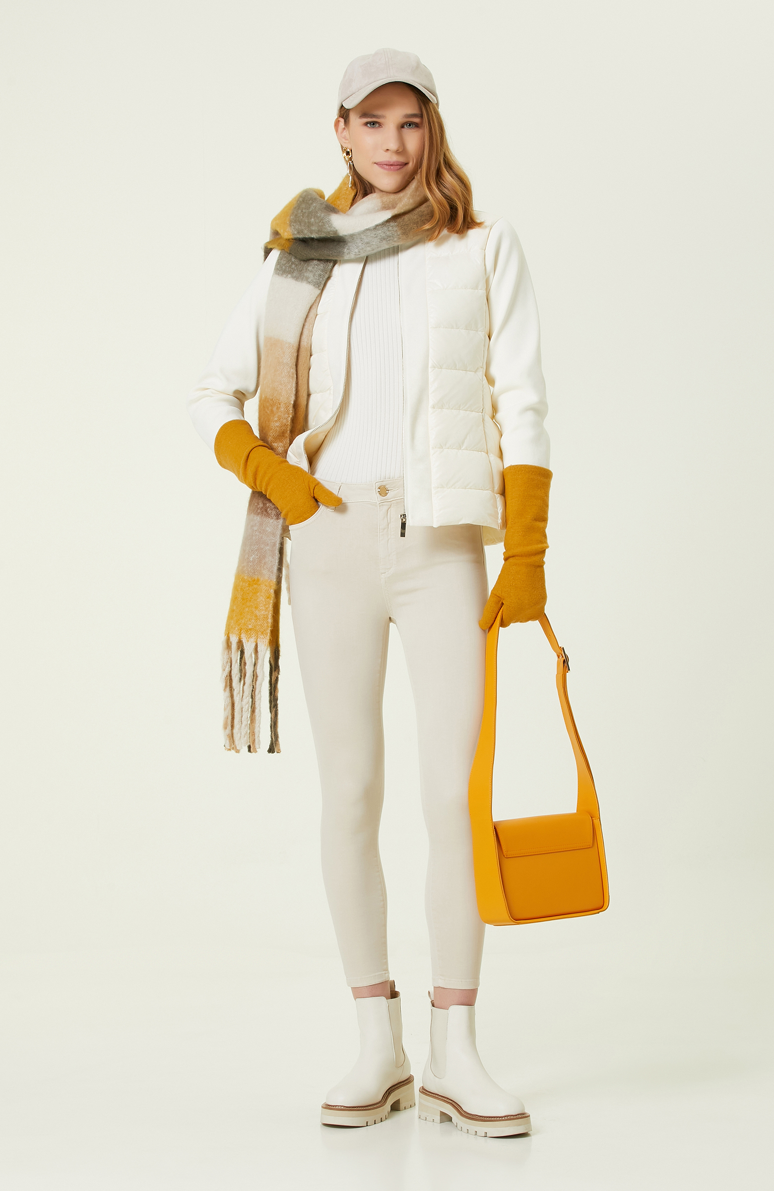 Bej Basic Casual Pantolon