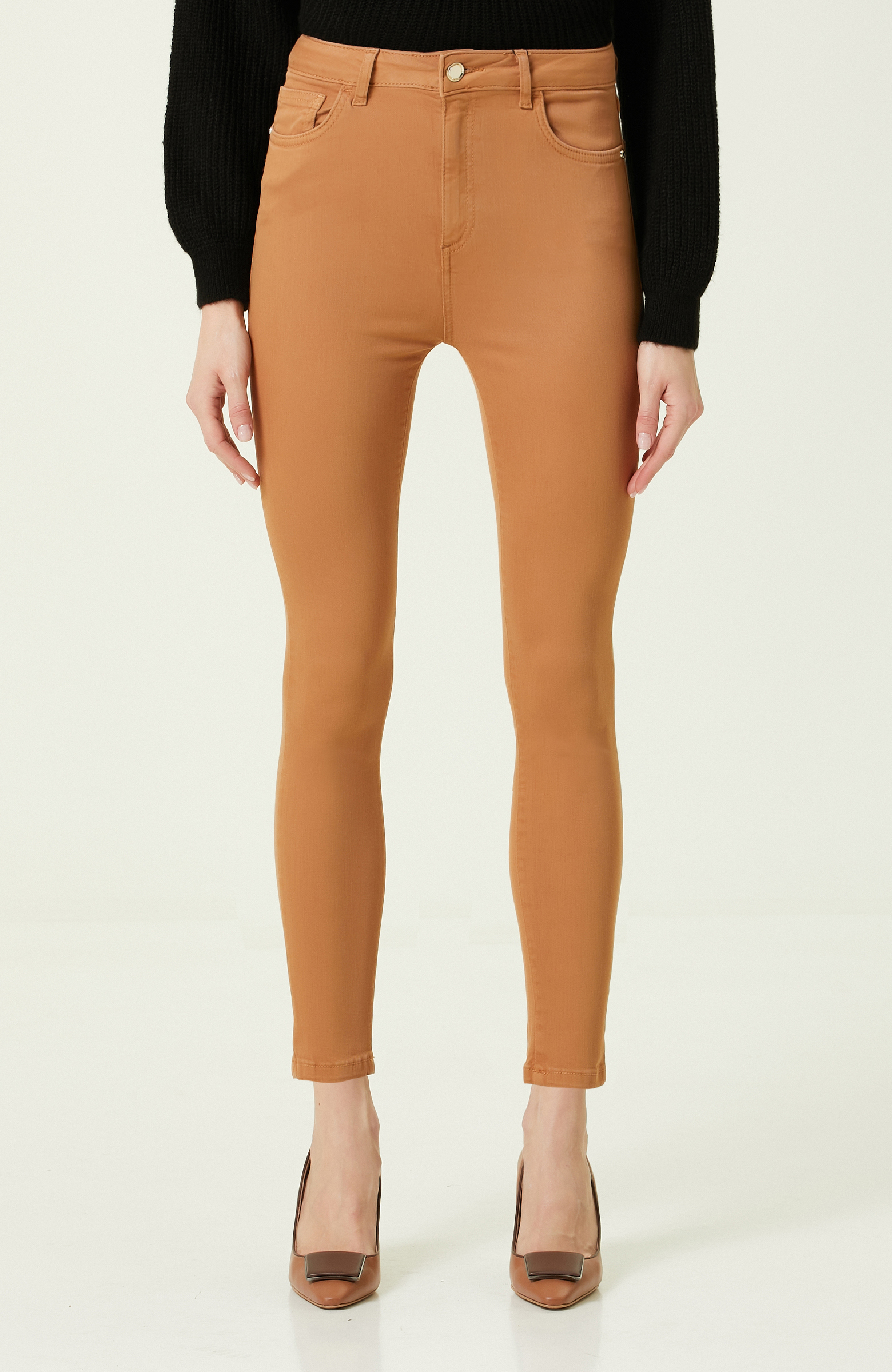 Camel Basic Casual Pantolon_1