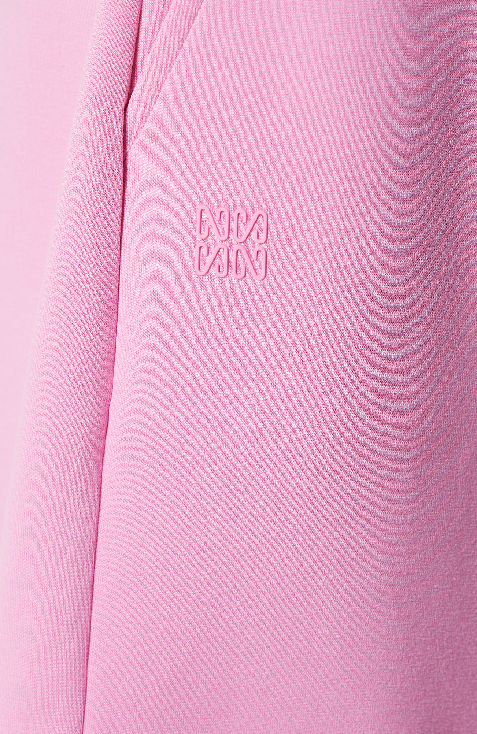 Pembe Duble Paça Mini Şort