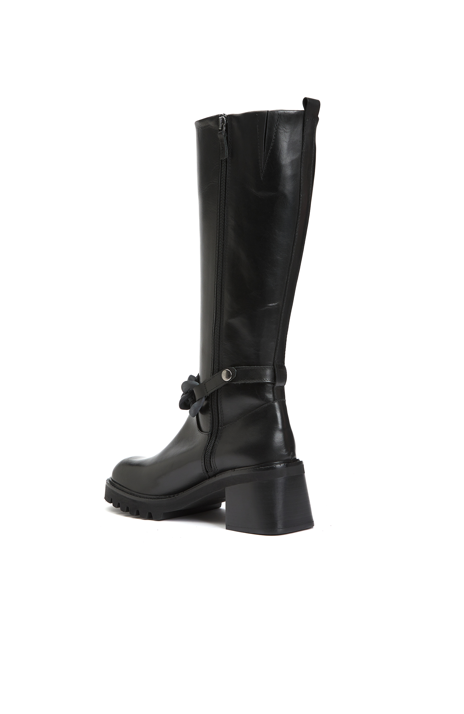 Siyah Kadın Deri Çizme