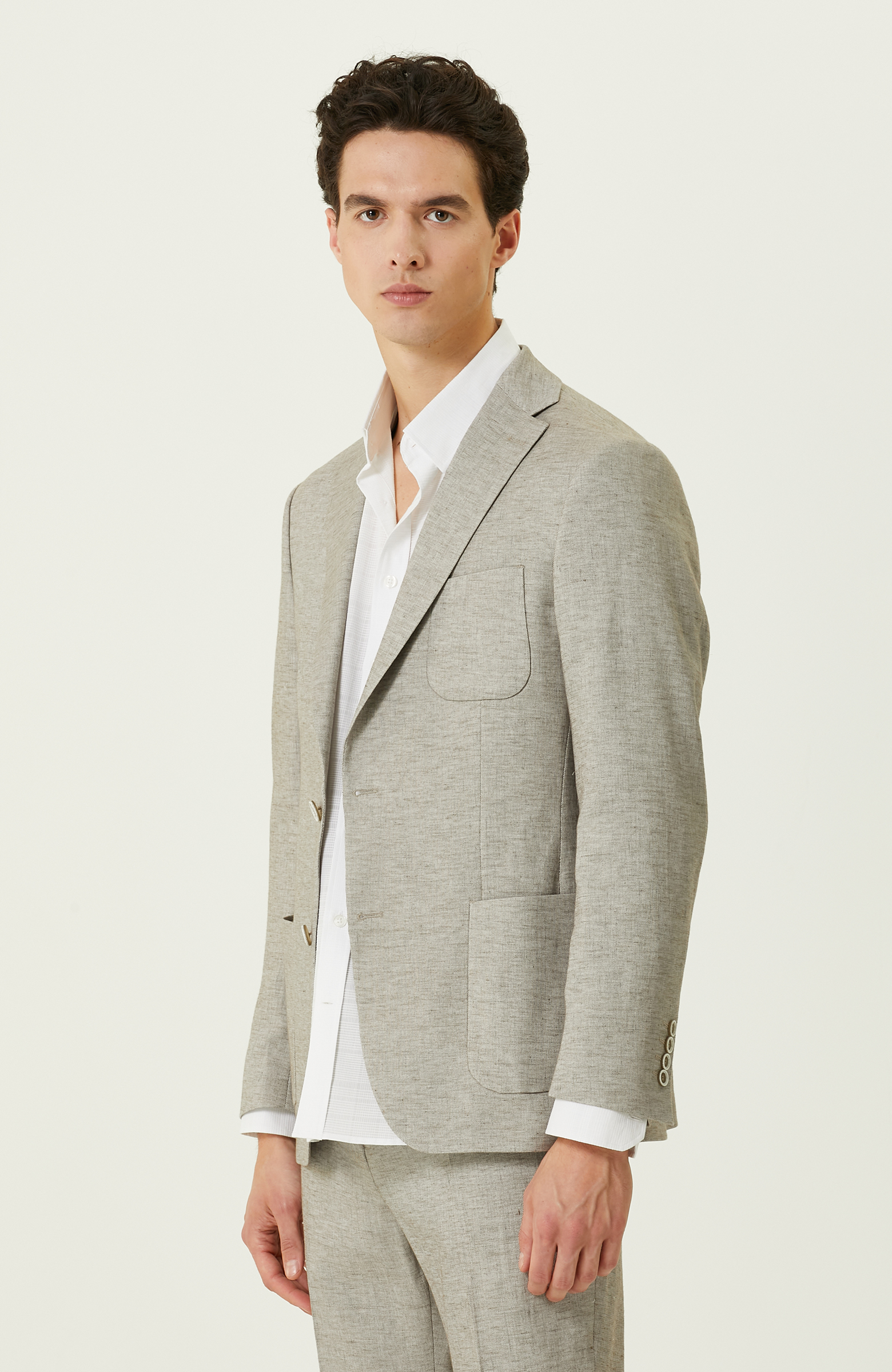 Vizon Armürlü Blazer Ceket