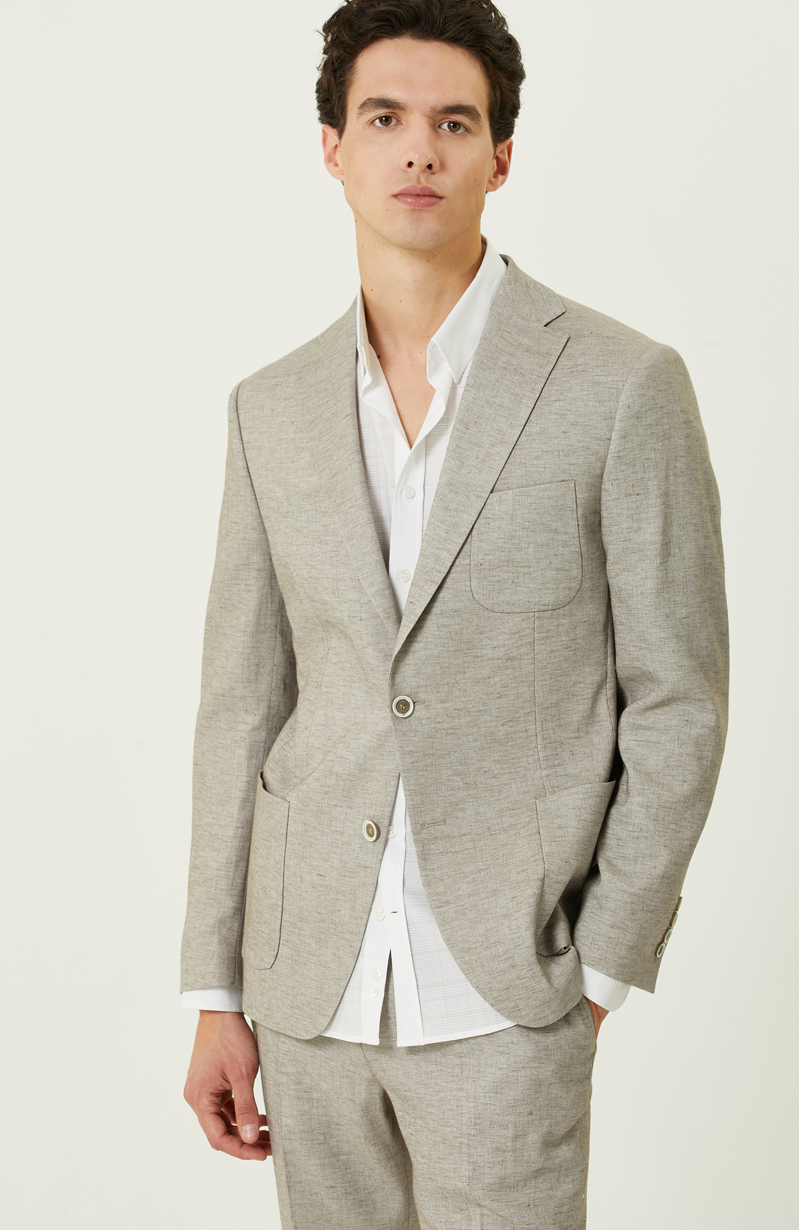 Vizon Armürlü Blazer Ceket