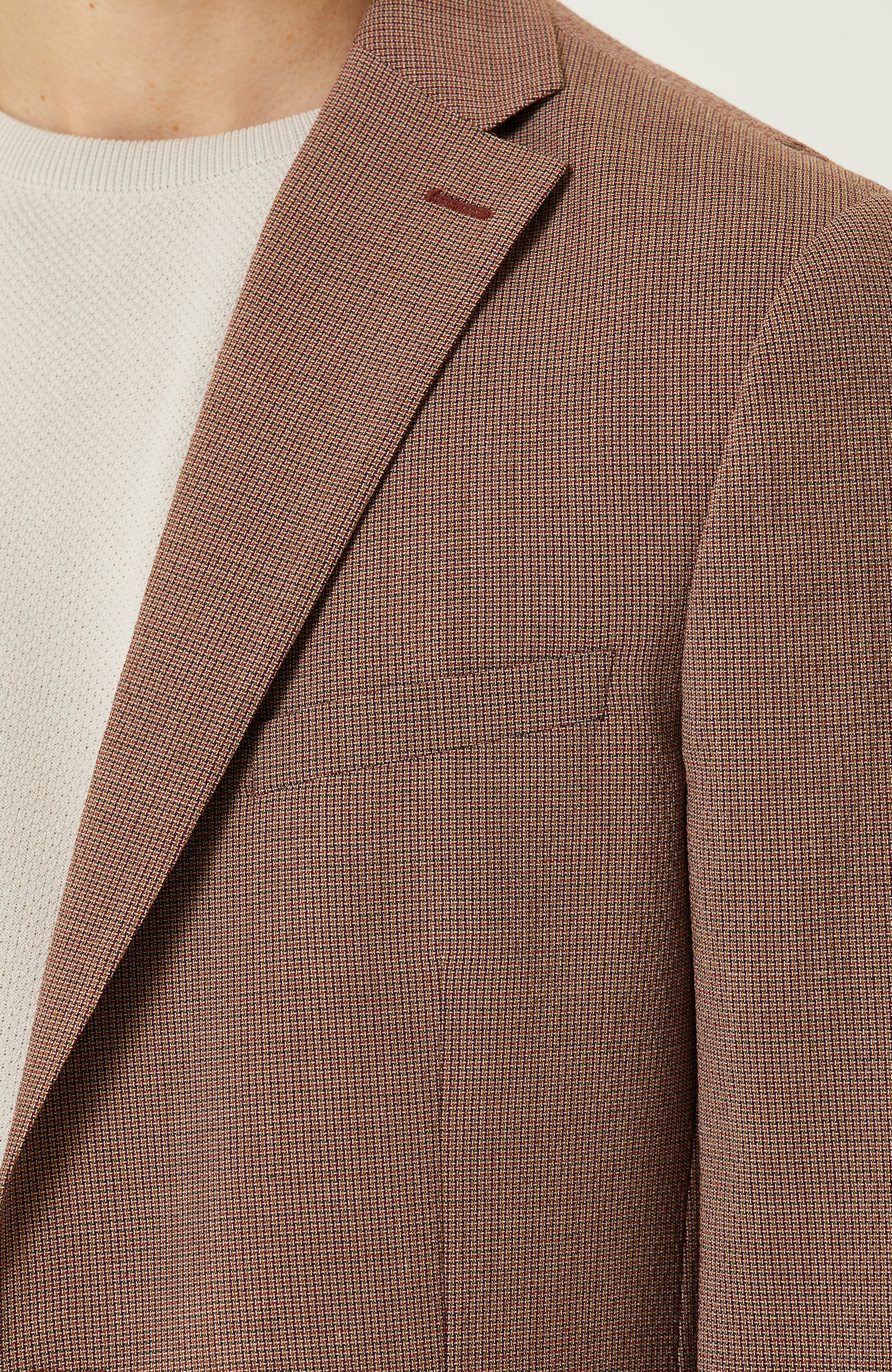 Turuncu Desenli Blazer Ceket