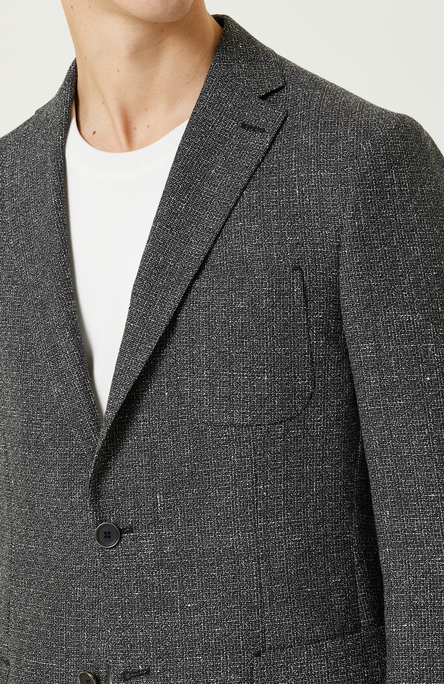 Siyah Desenli Blazer Ceket