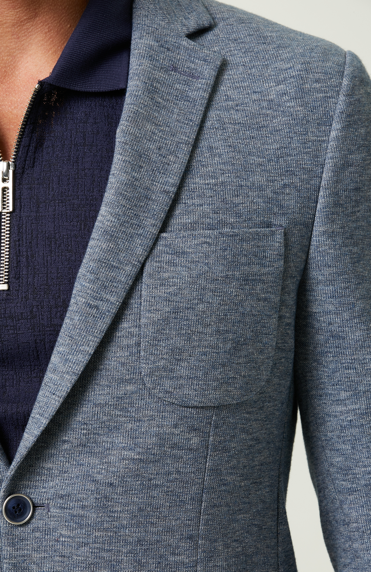 Mavi Örme Blazer Ceket