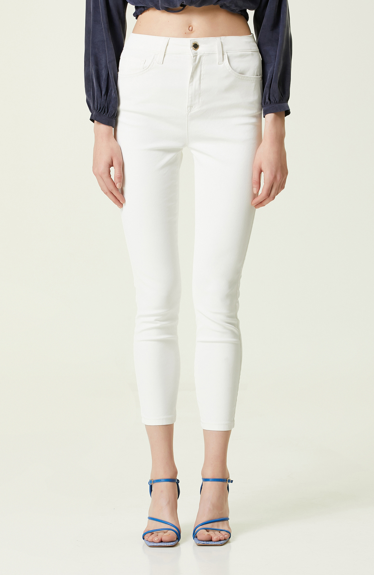 Beyaz Denim Pantolon