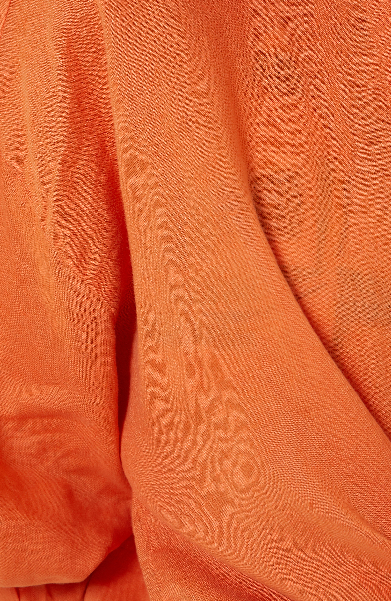 Turuncu Keten Gömlek