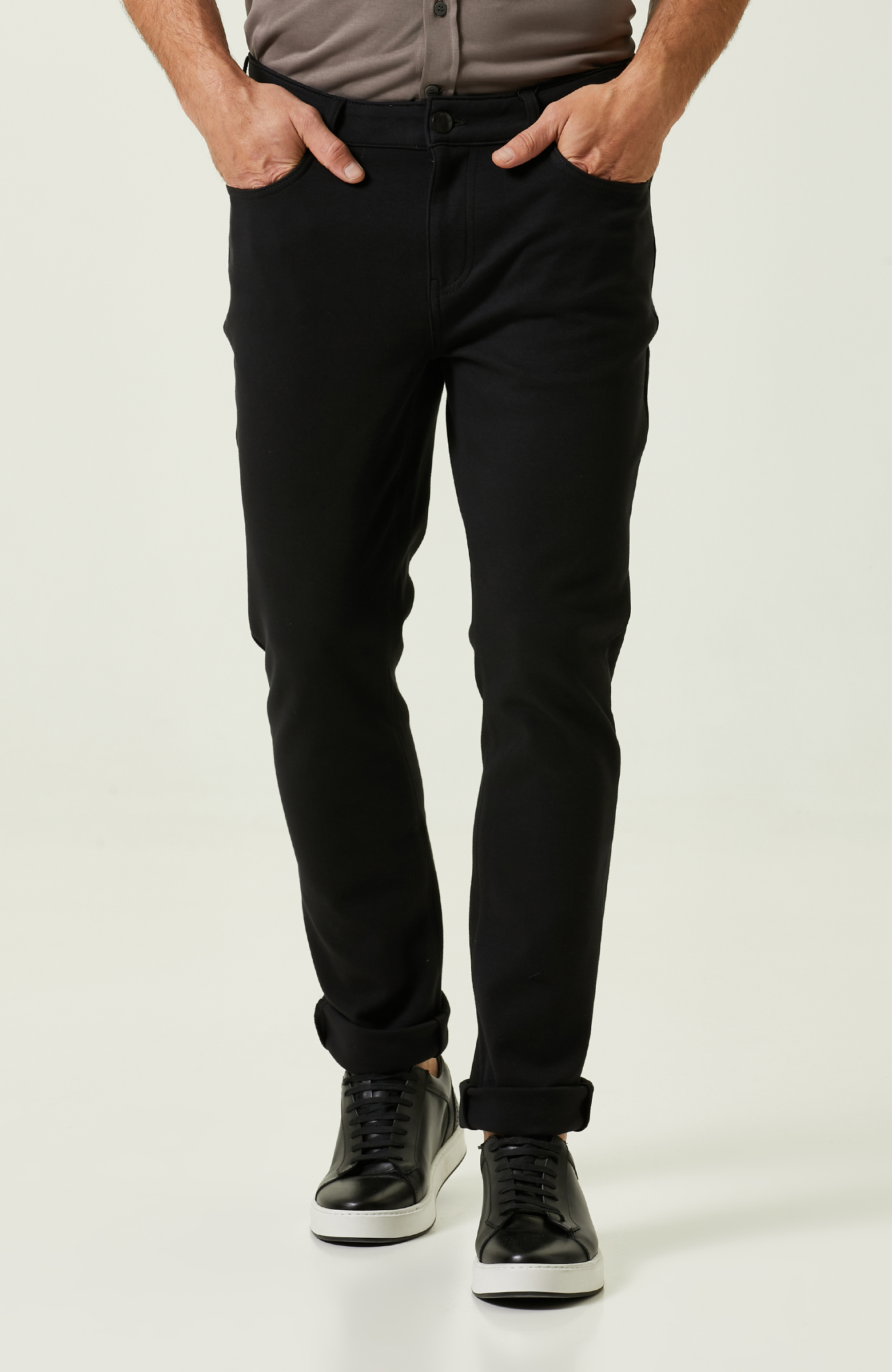 N-Tech Siyah Yan Cepli  Casual Pantolon