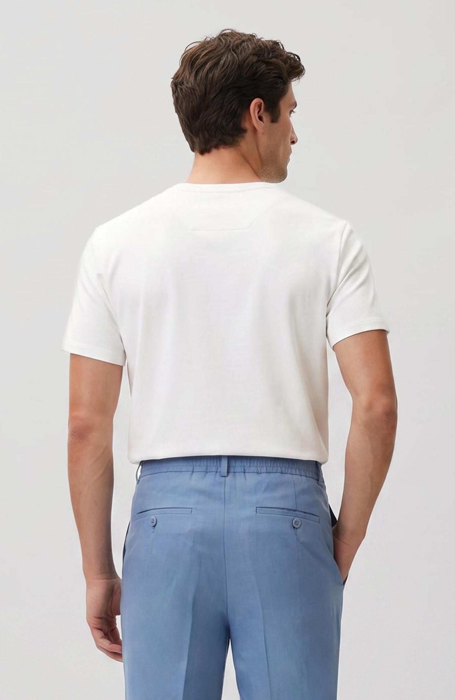 N-Tech Kırık Beyaz Basic T-shirt