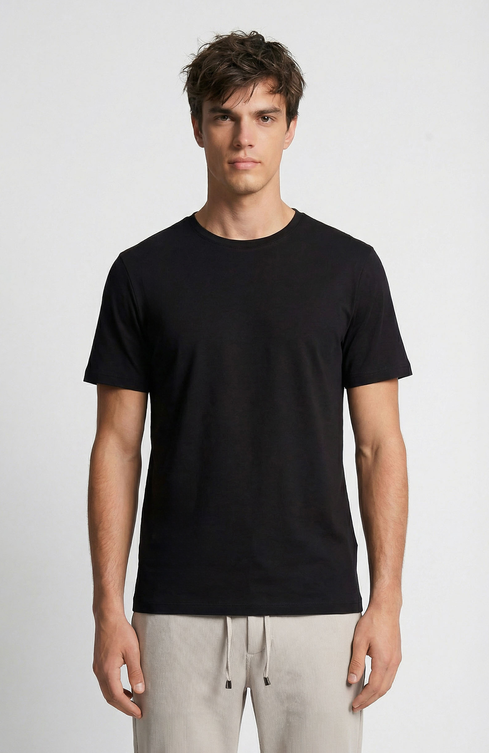 N-Tech Comfort Siyah Basic T-shirt
