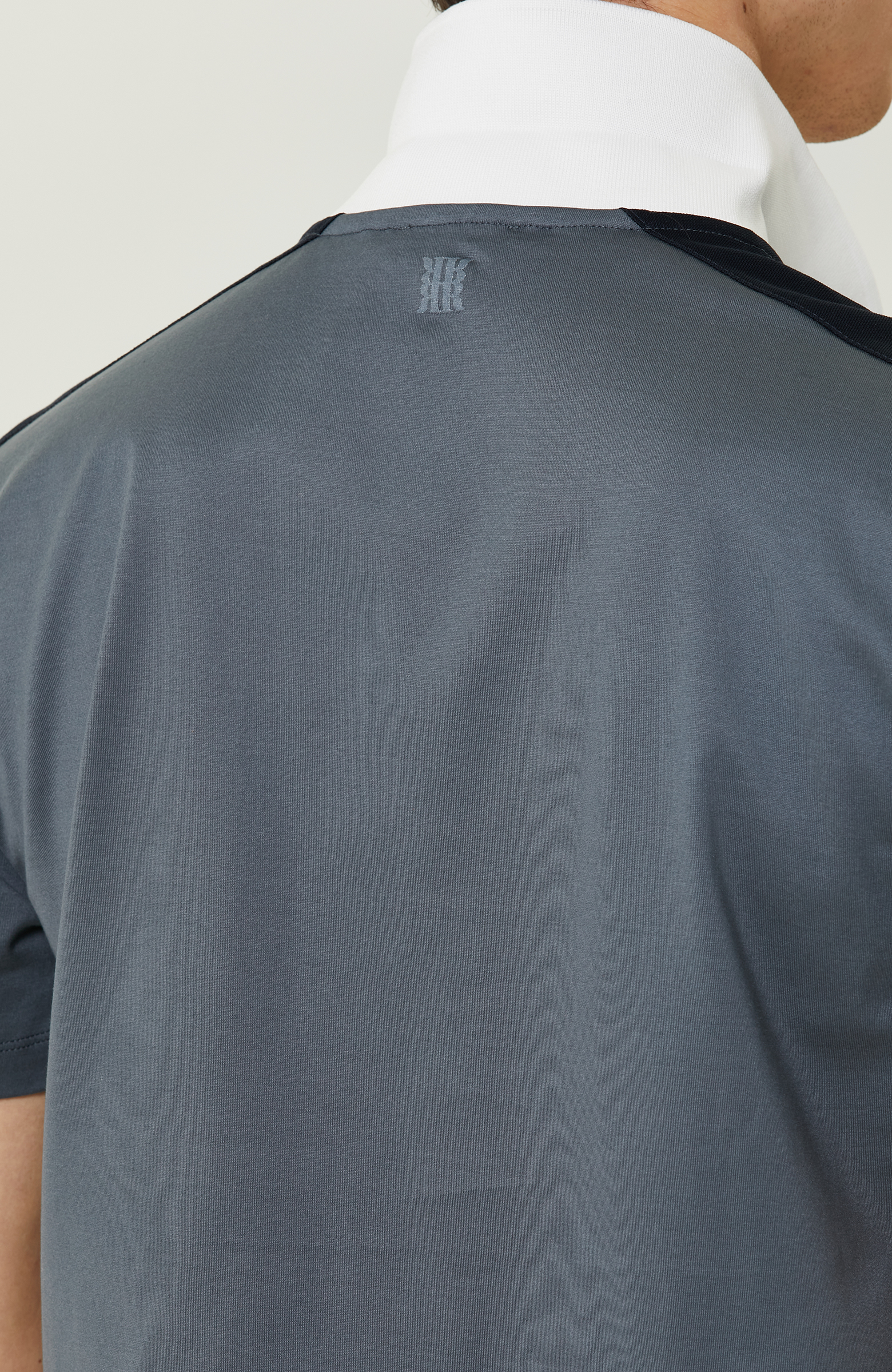 Gri Polo Yaka T-Shirt