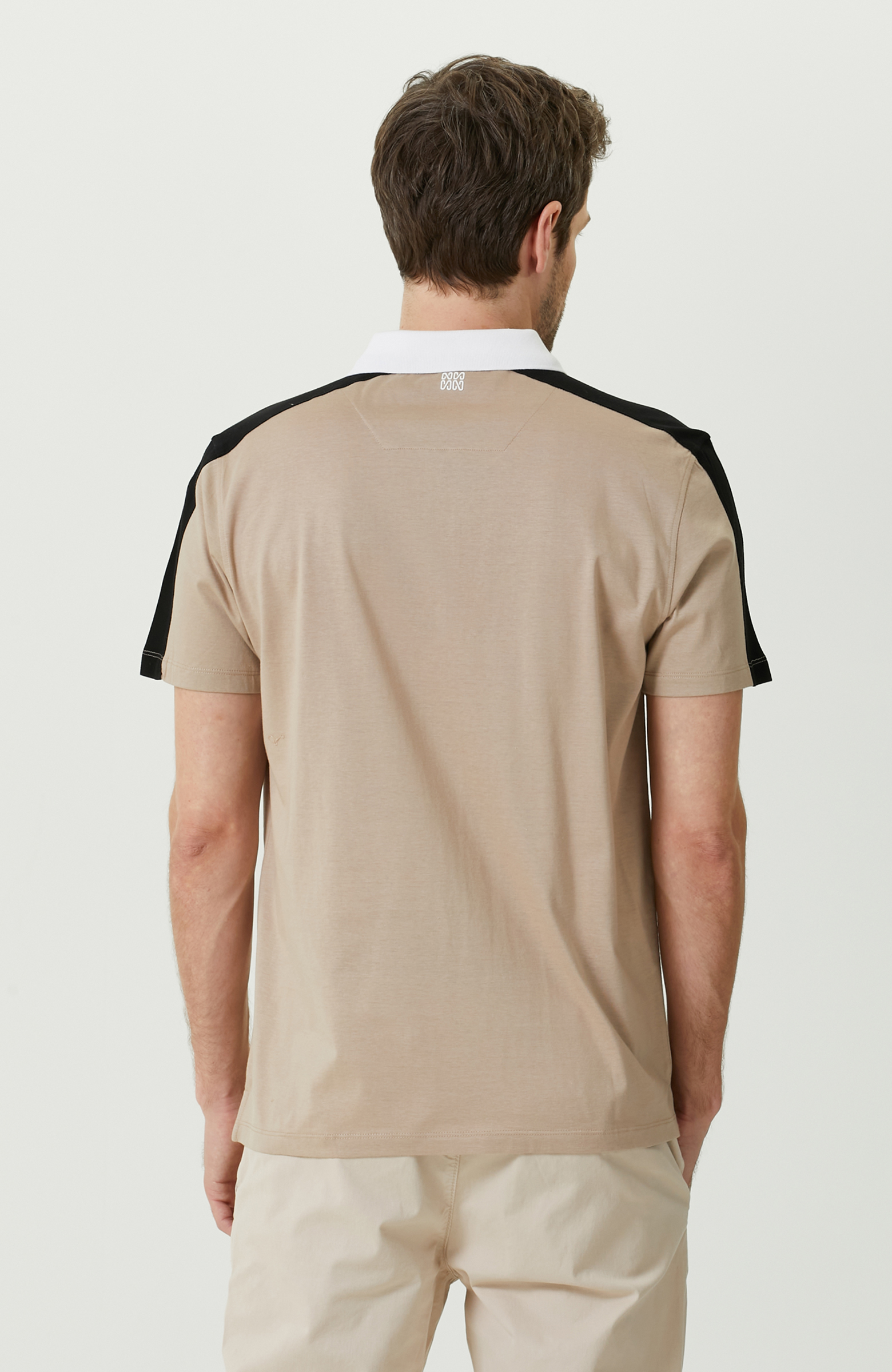 Vizon Polo Yaka Fermuarlı T-Shirt