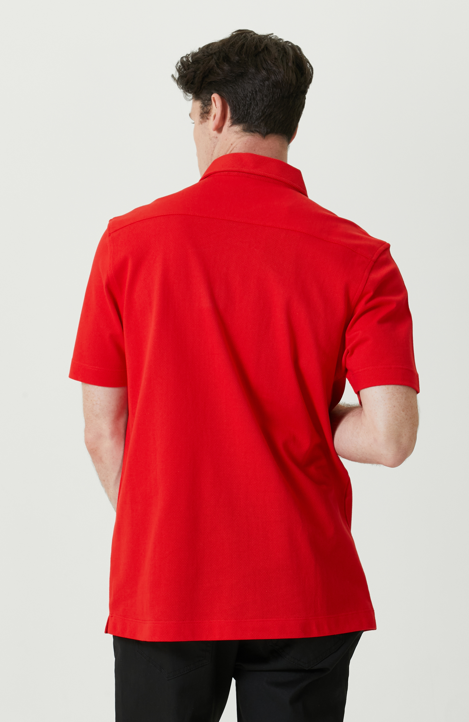 Kırmızı Polo Yaka Tshirt