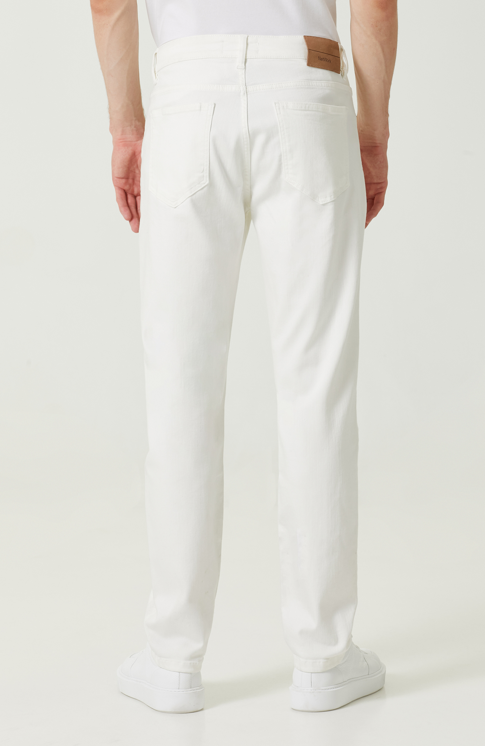 Ekru 5 Cepli  Denim Pantolon