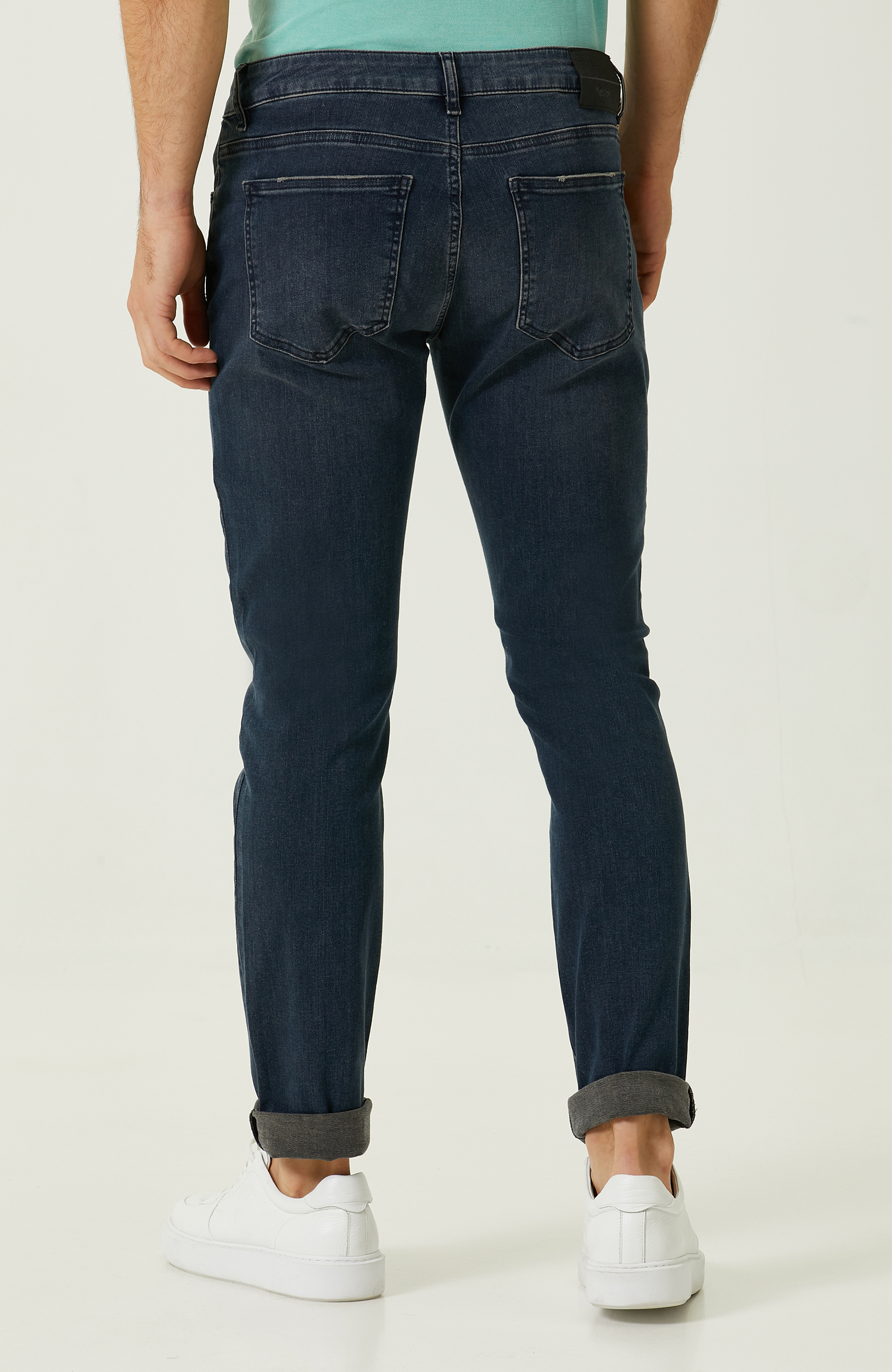 Lacivert 5 Cep Denim Pantolon