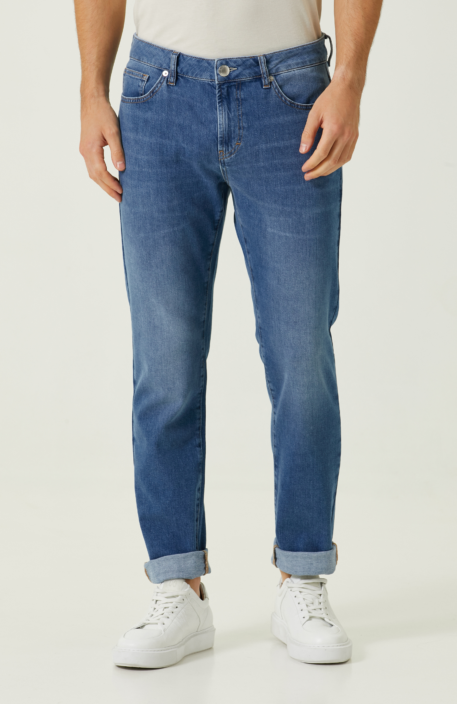Açık Mavi 5 Cep Denim Pantolon