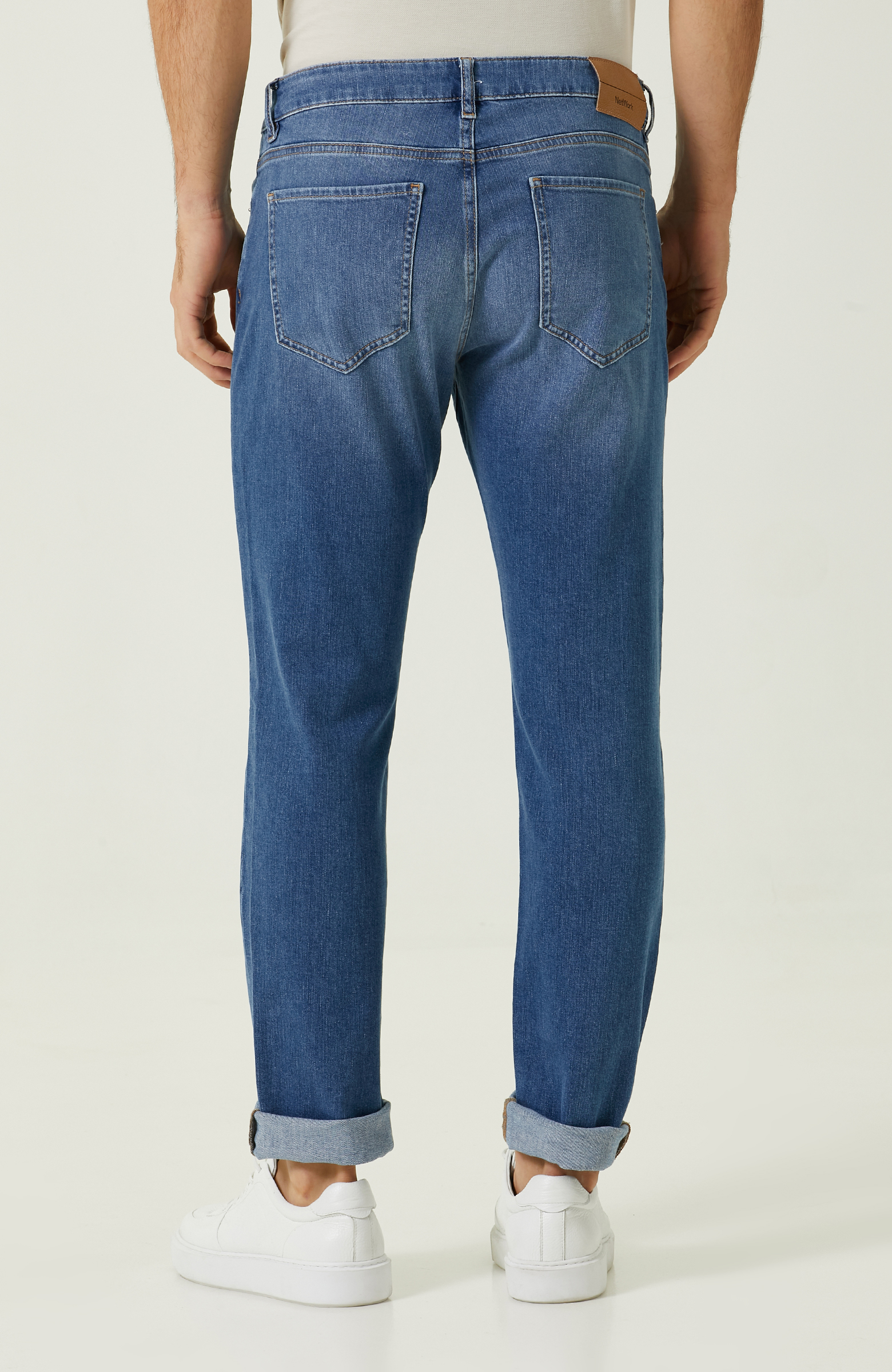 Açık Mavi 5 Cep Denim Pantolon