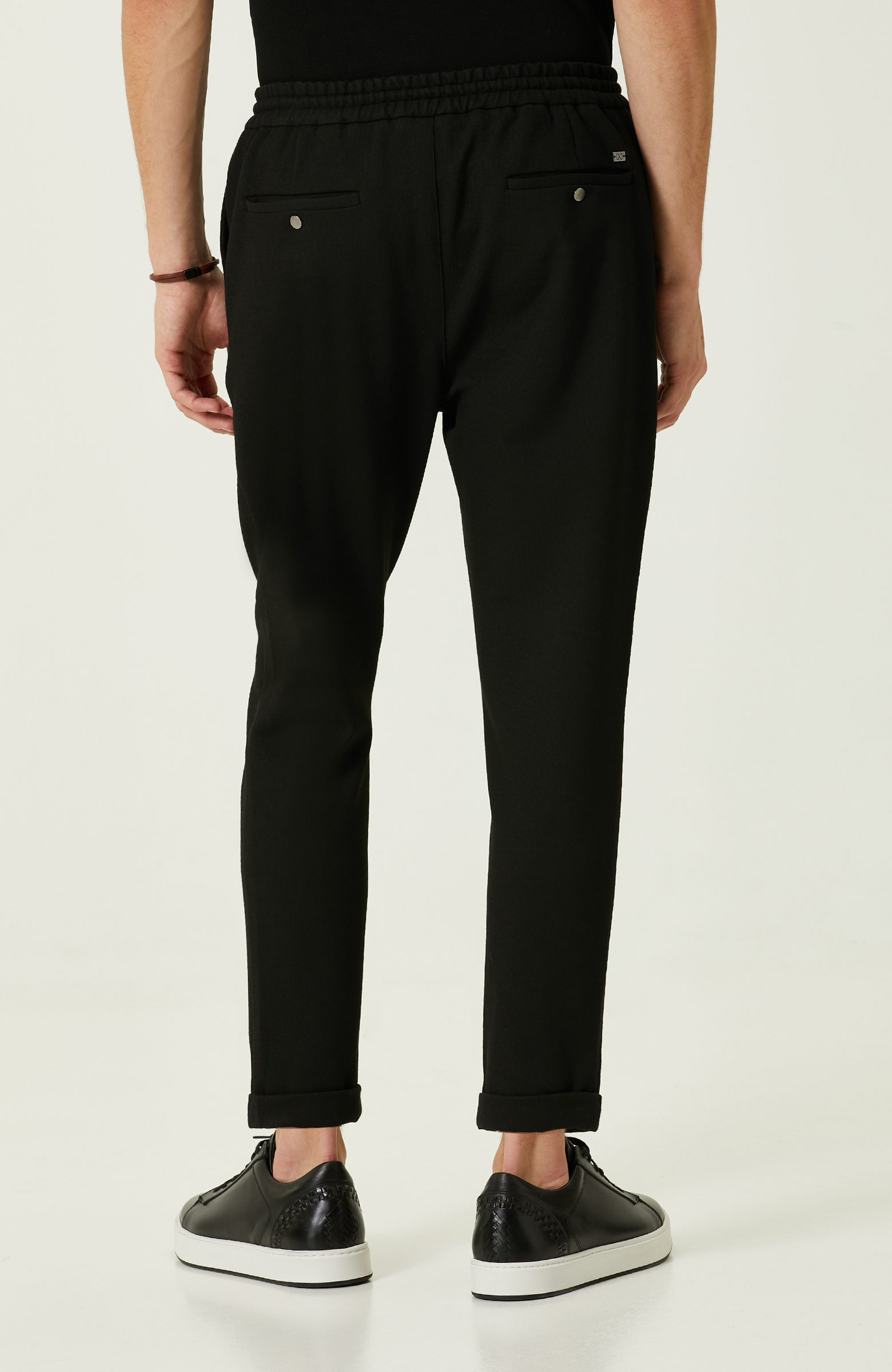 Siyah Duble Paça Eşofman